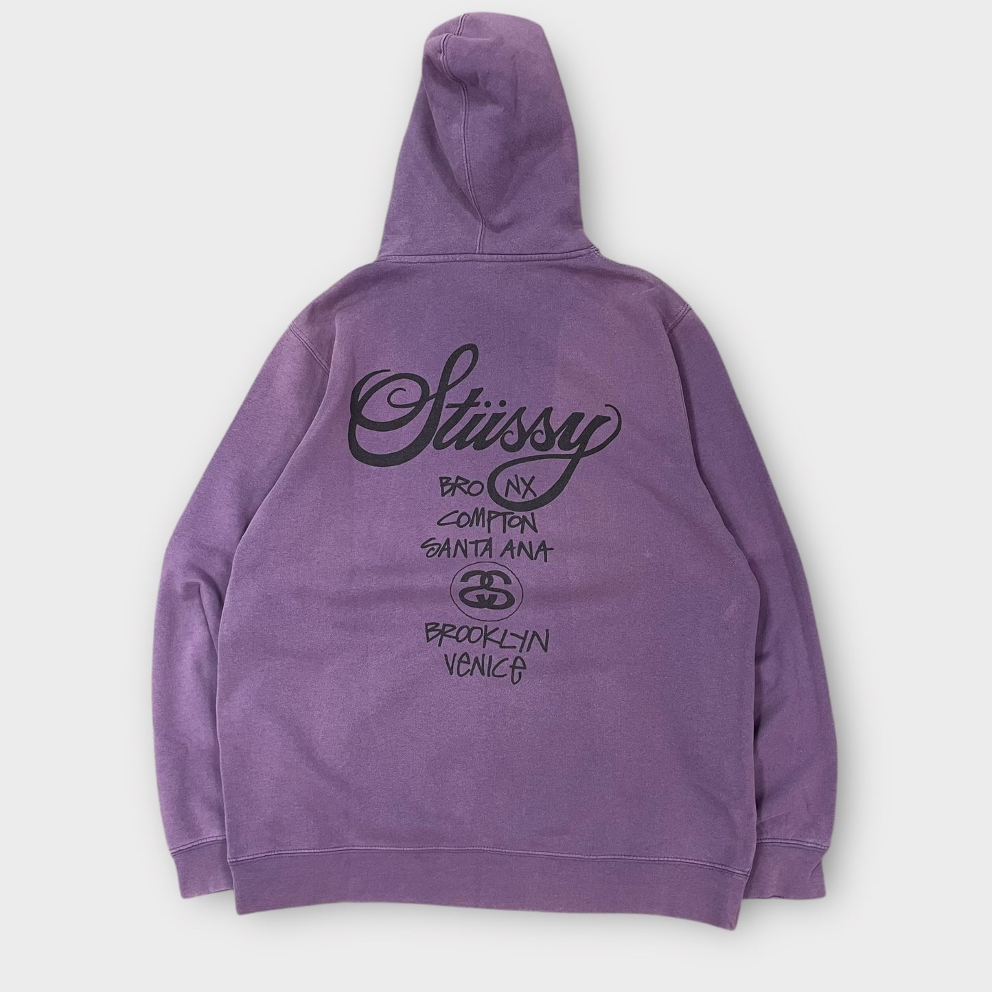 Hoodie Stussy Destination violet - L