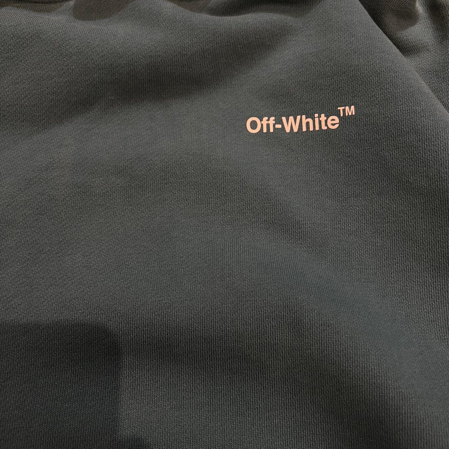 Hoddie Off White Vert Canard - L