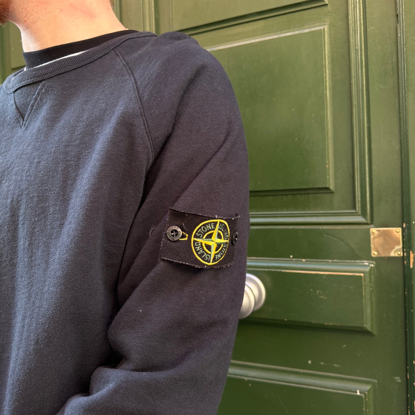 Sweat Stone Island noir - L