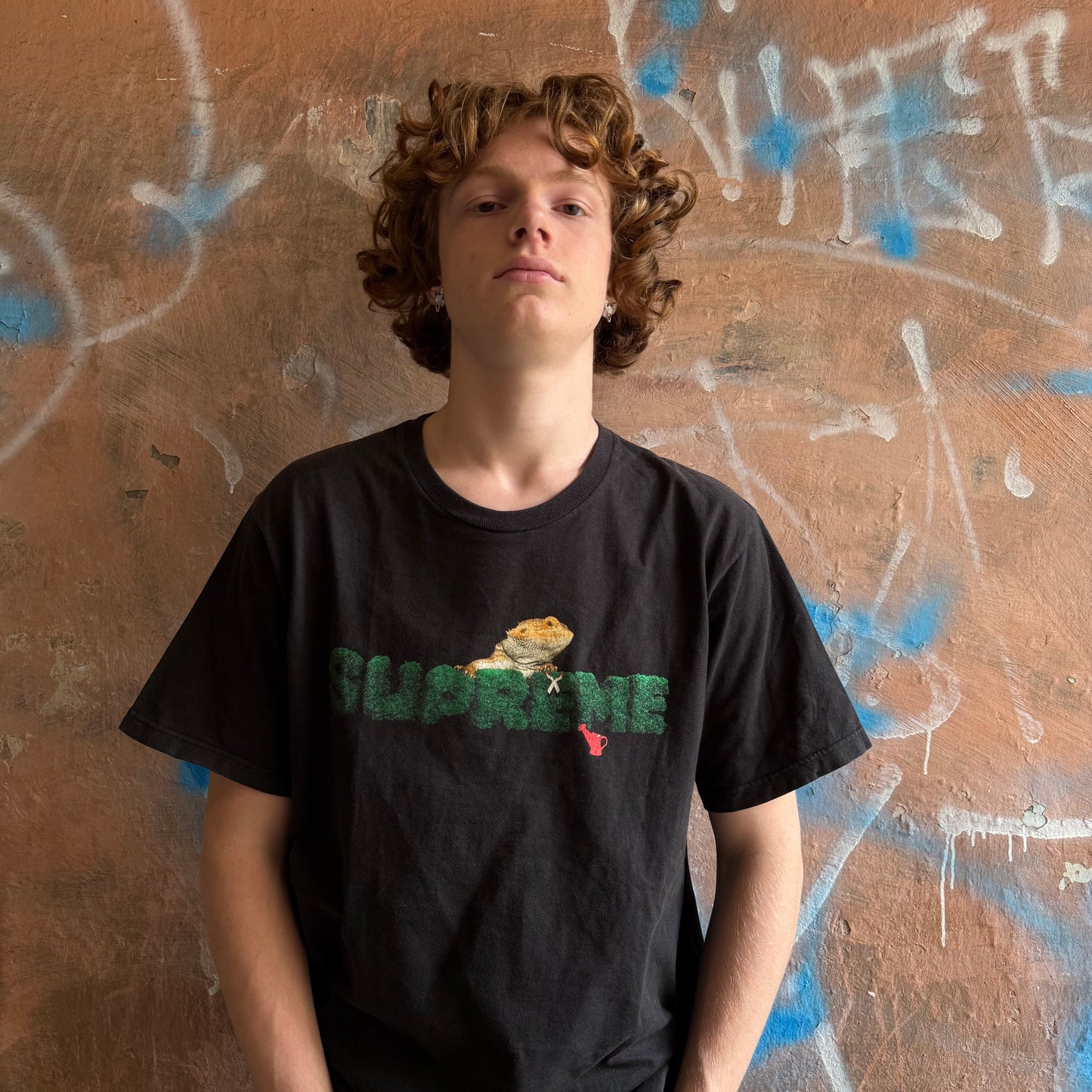 T-shirt supreme Lezard noir - M