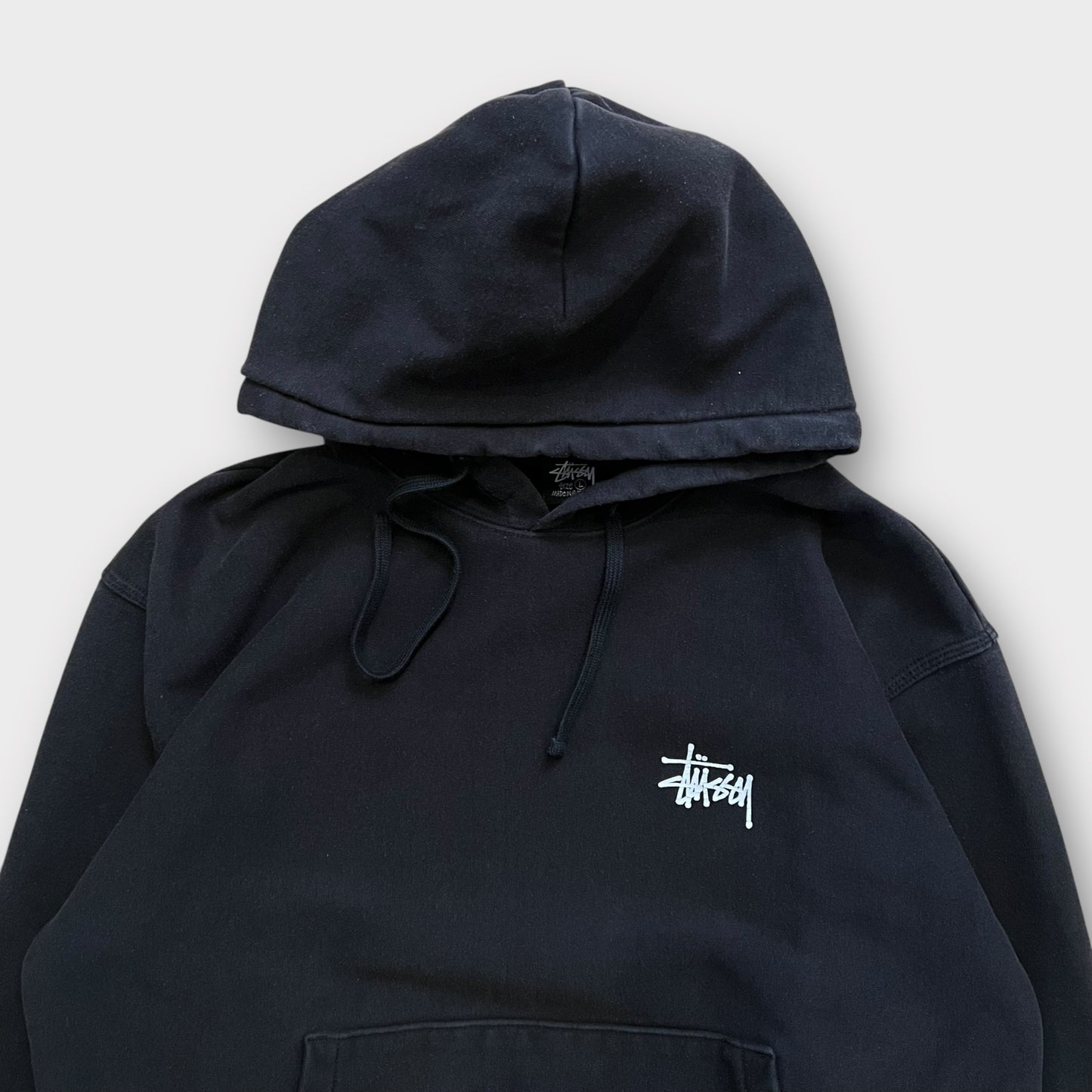 Hoodie Stussy Basic Noir - L