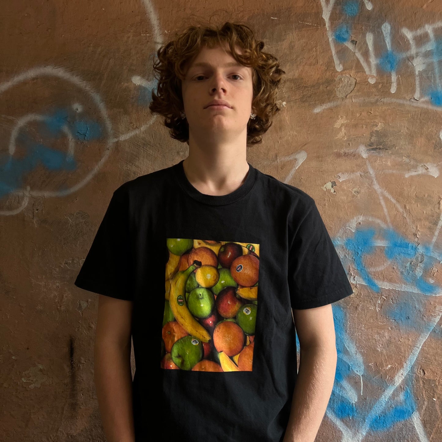 T-shirt Supreme Noir Fruits - M