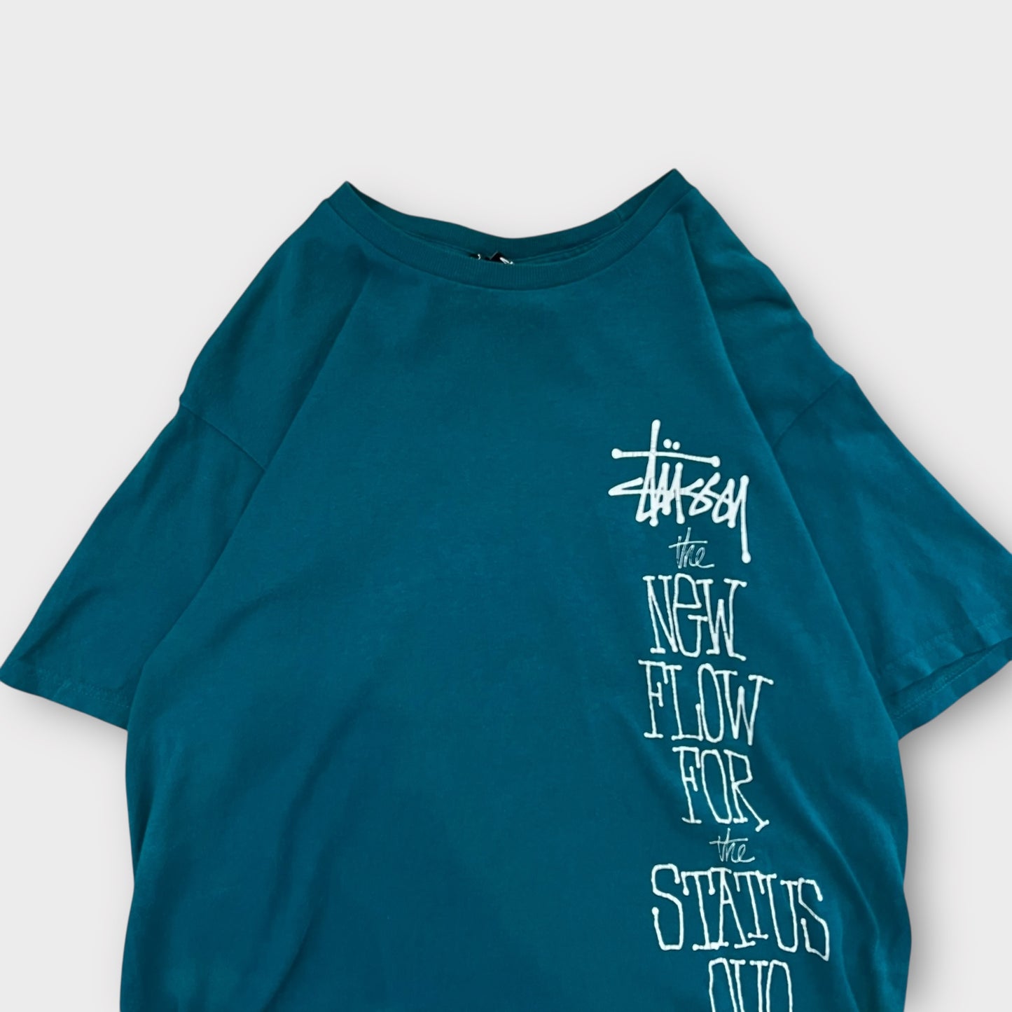 T-Shirt Stussy Bleu Turquoise - M