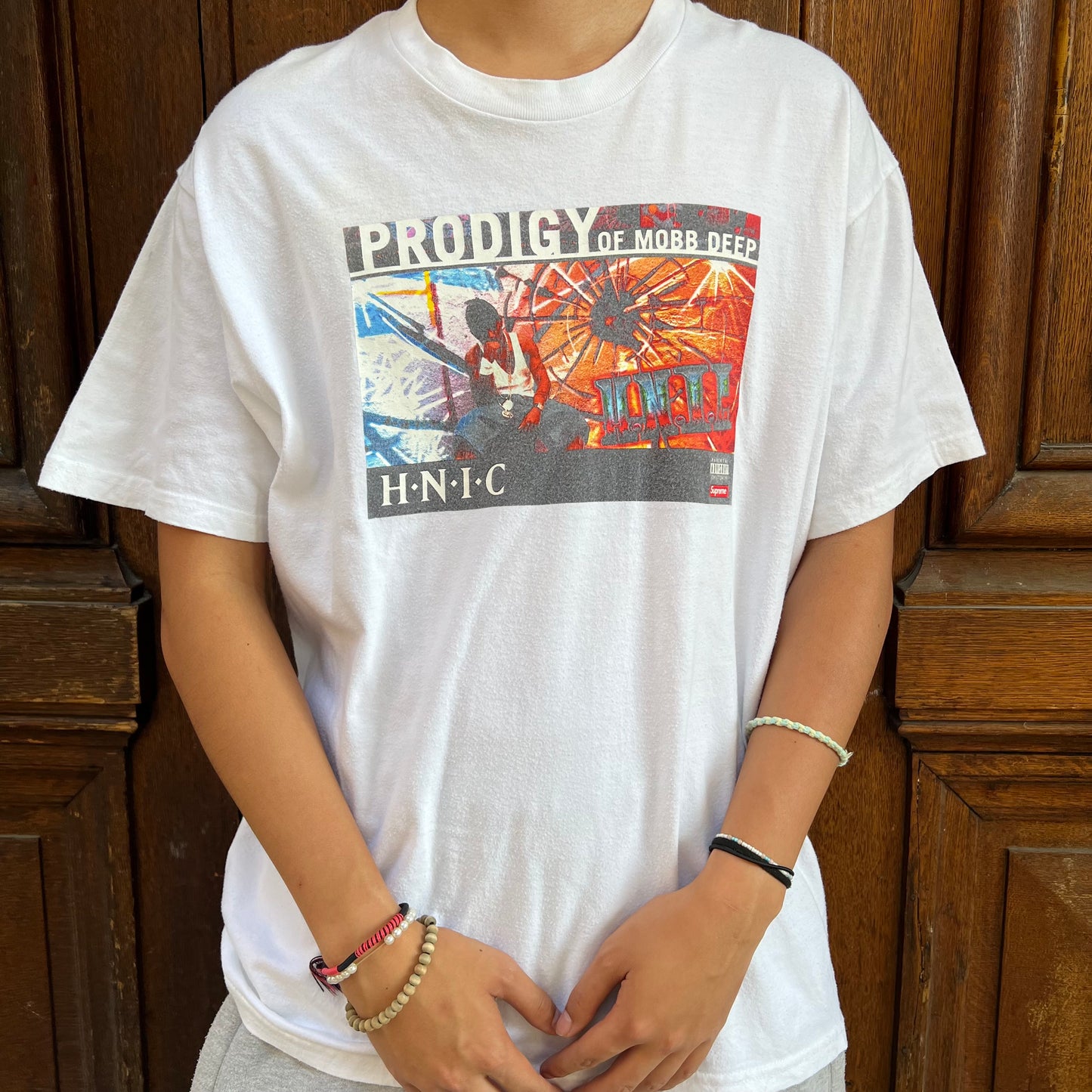 T-shirt Supreme HNIC Mobb Deep blanc - M