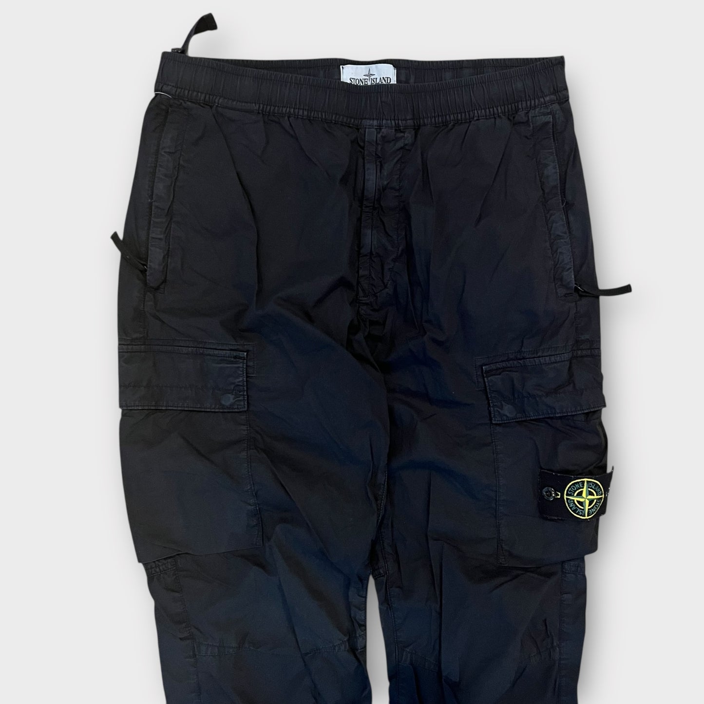 Pantalon Cargo Noir Stone Island (Valeur 385) -FR42