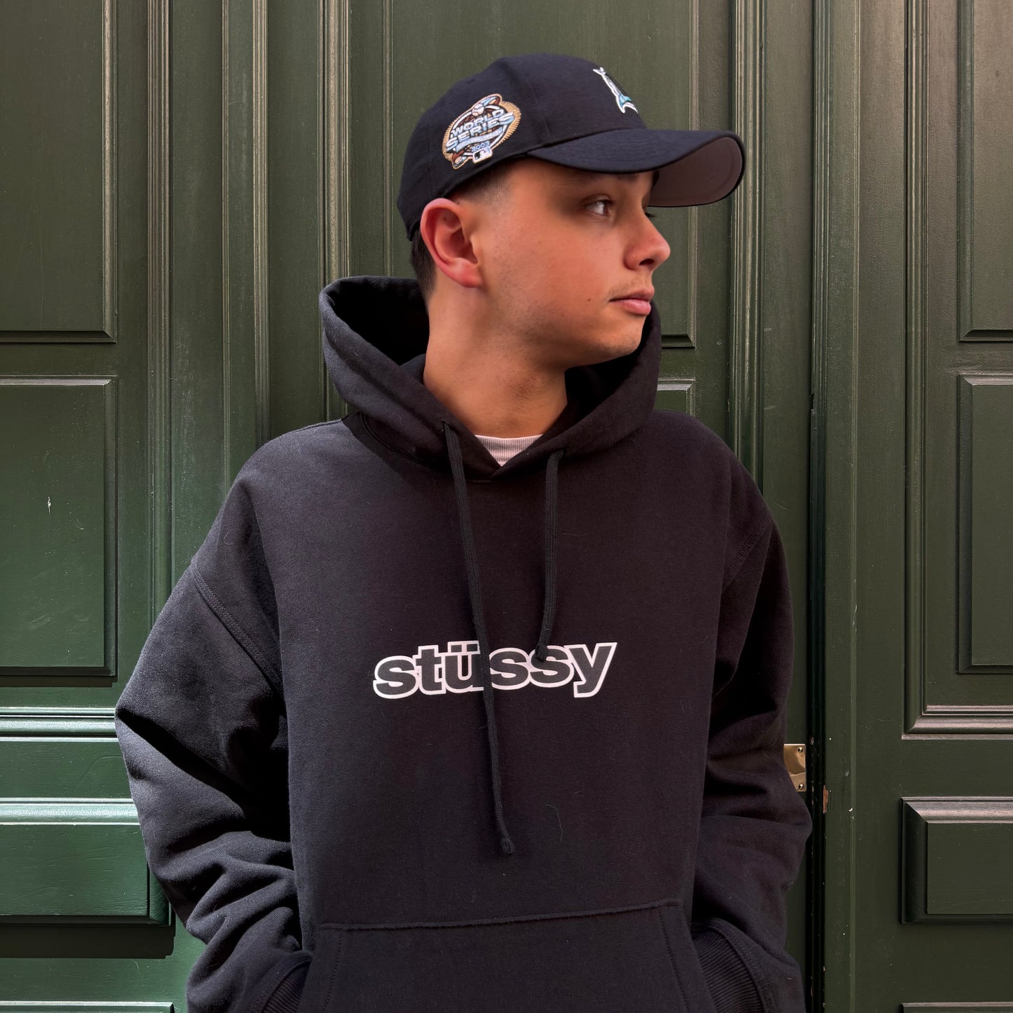 Hoodie Stussy Spellout Noir - XL
