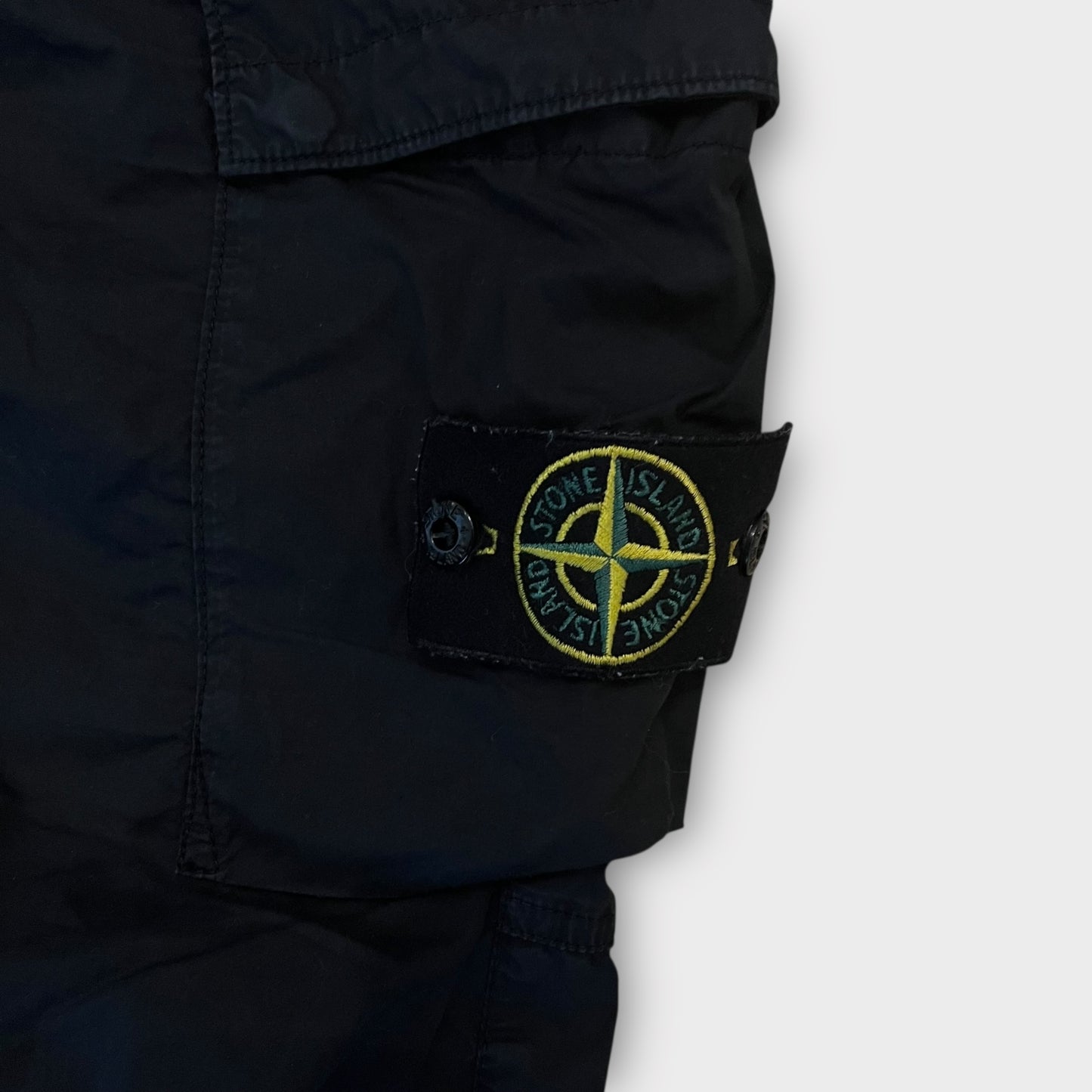 Pantalon Cargo Noir Stone Island (Valeur 385) -FR42