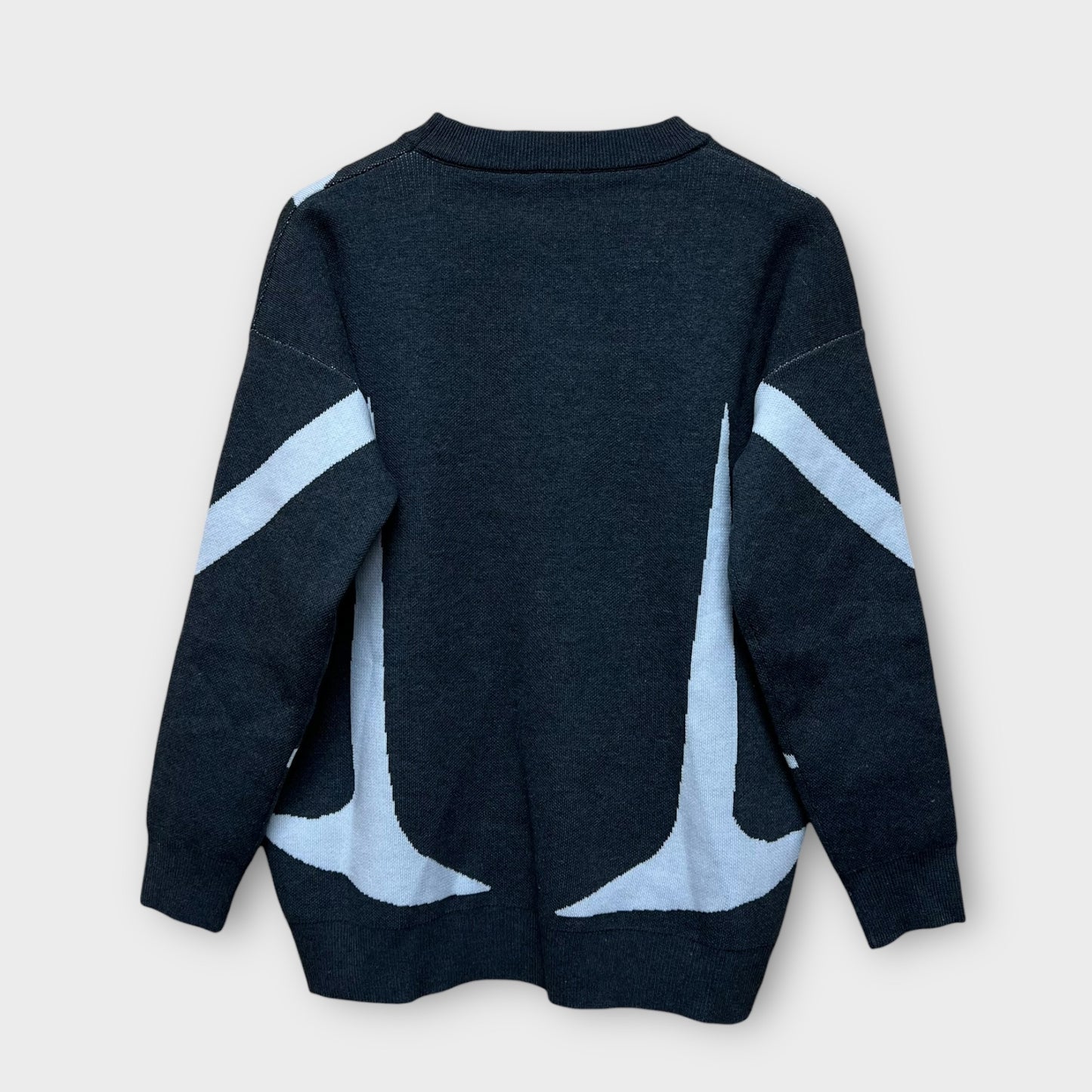 Pull marque indé gris - M