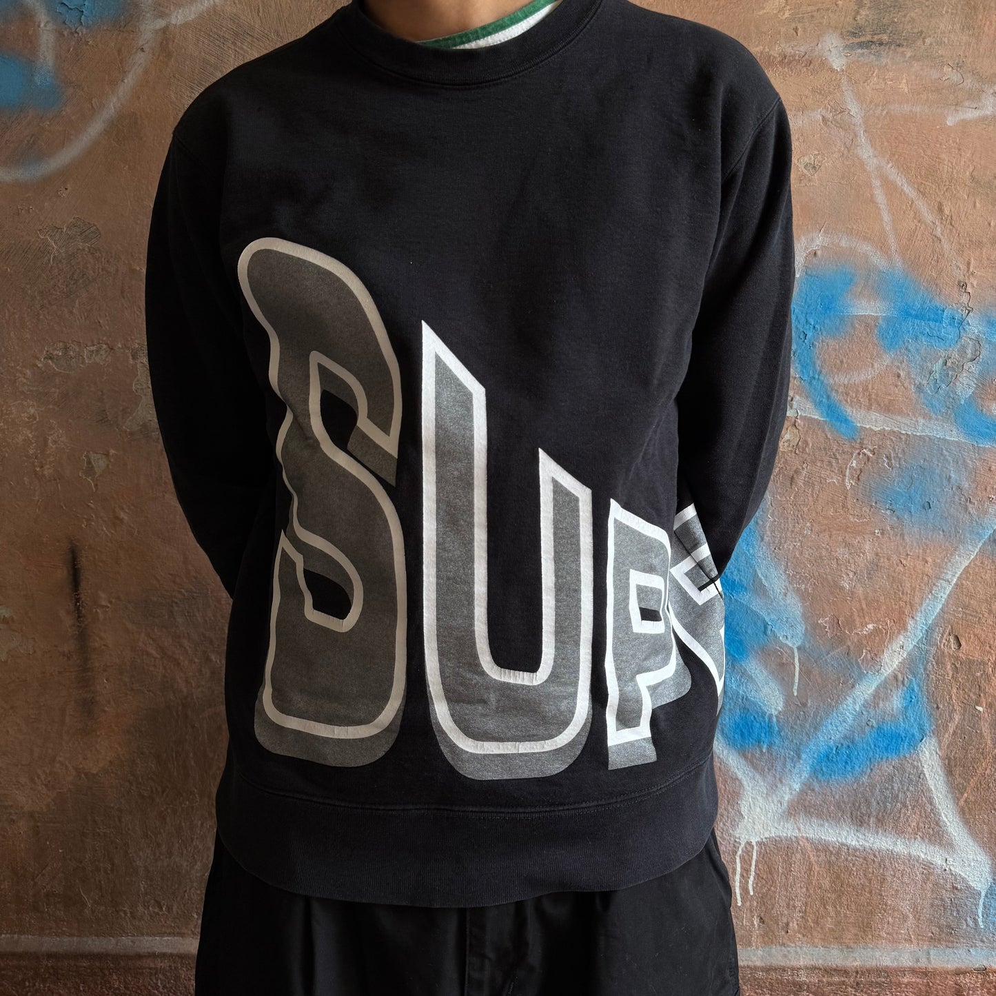 Sweat Supreme noir "side arc" - M