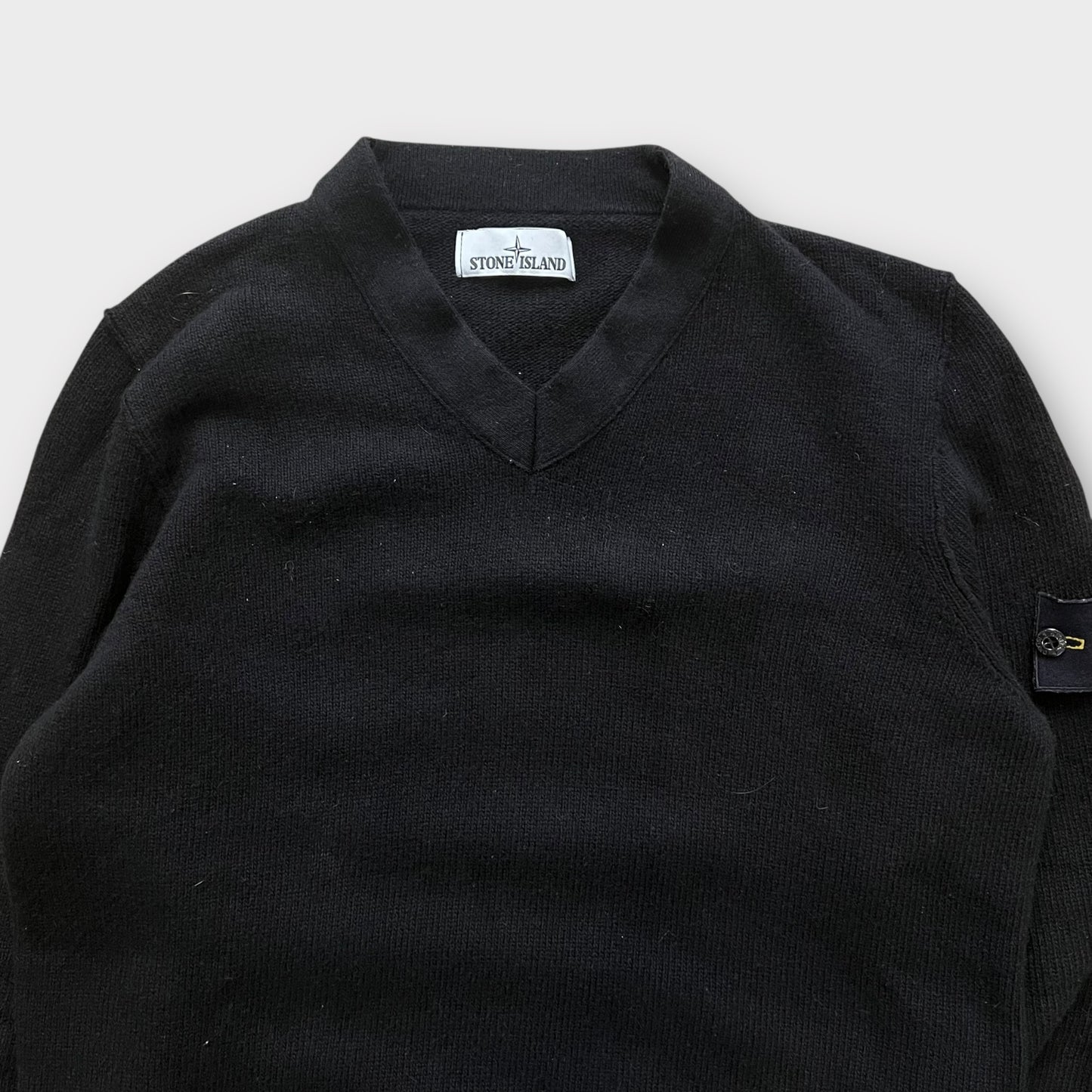 Sweat Stone Island Noir Col V - S