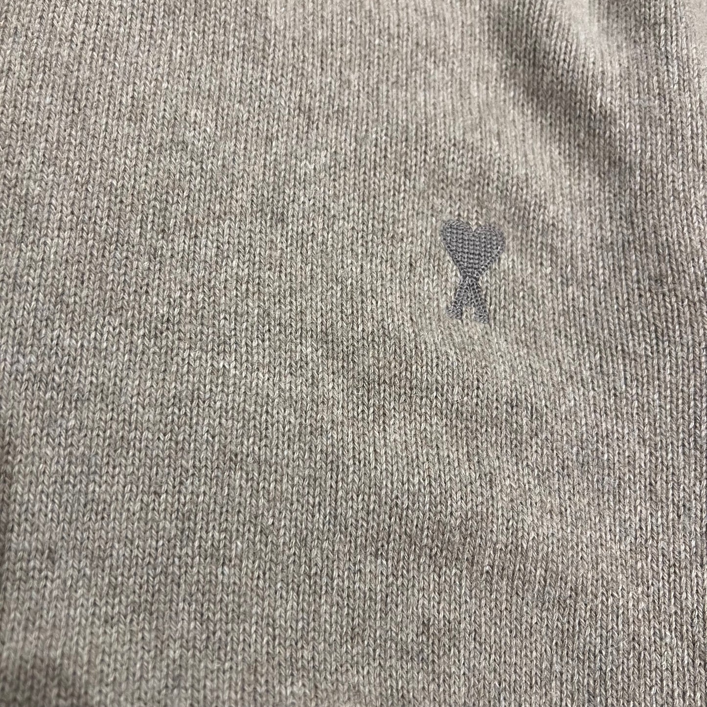 Col Roulé Cachemire Ami Paris Beige - L