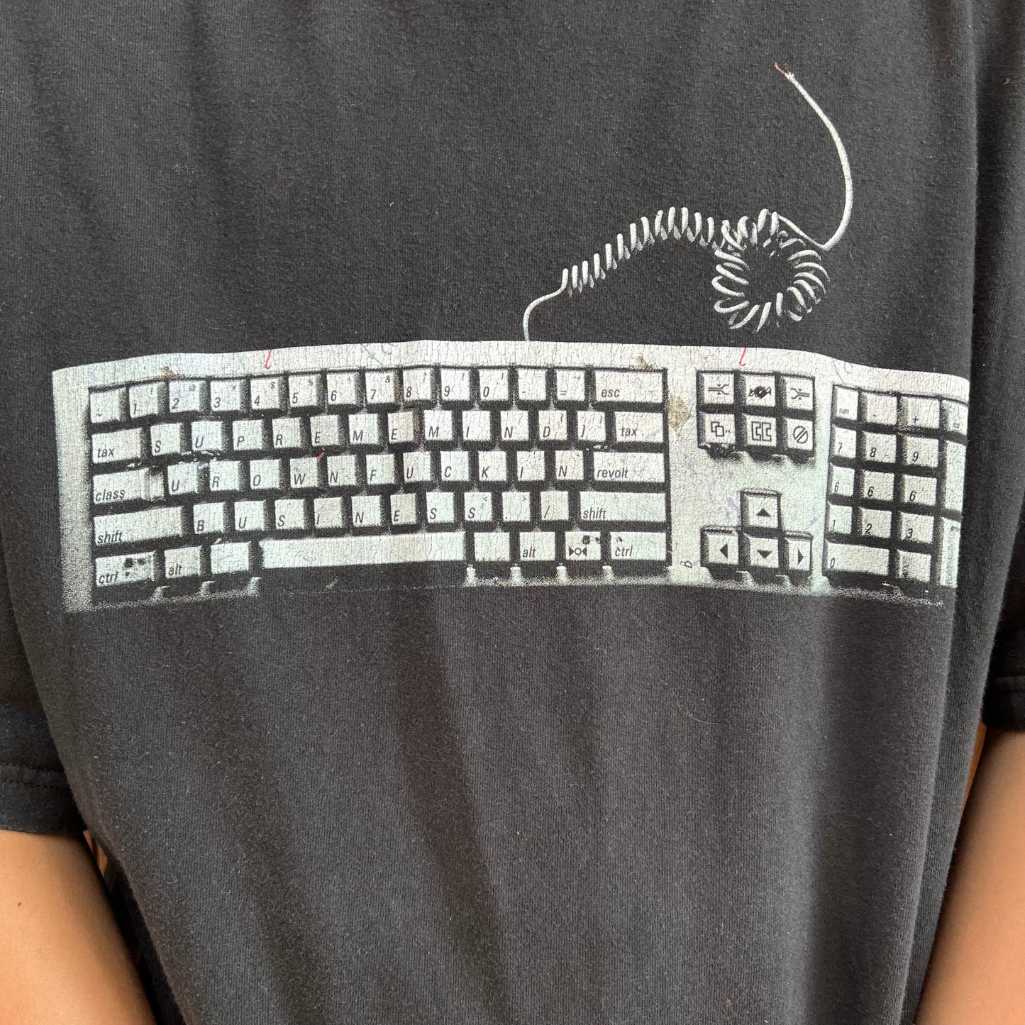 T-shirt Supreme Keyboard noir - L