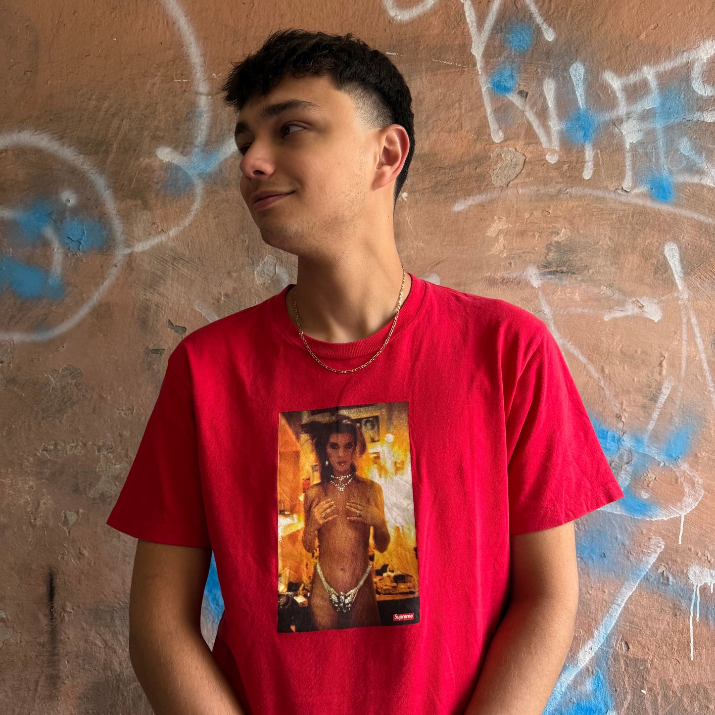 T-shirt Supreme Kim Rouge - M