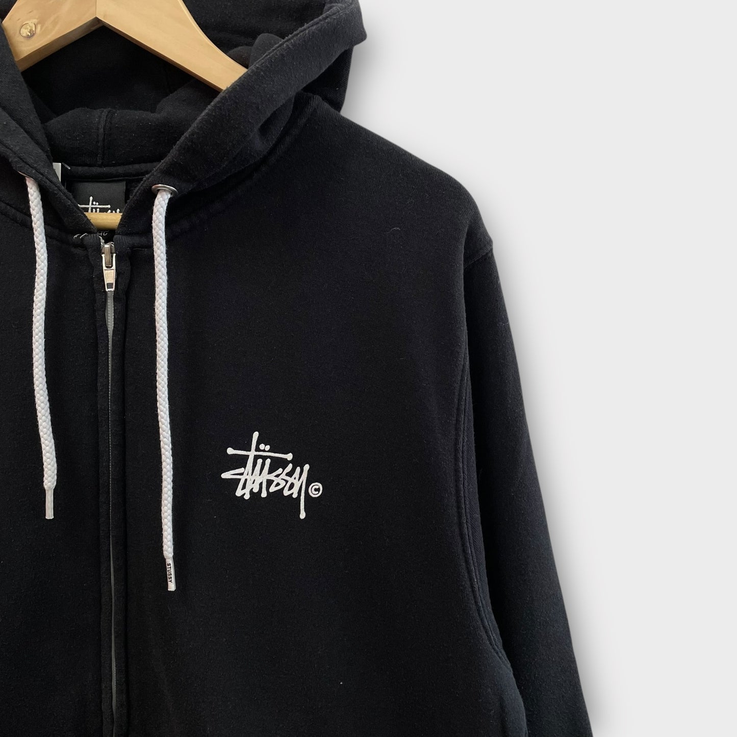 Veste Stussy Noir Basic Logo - L