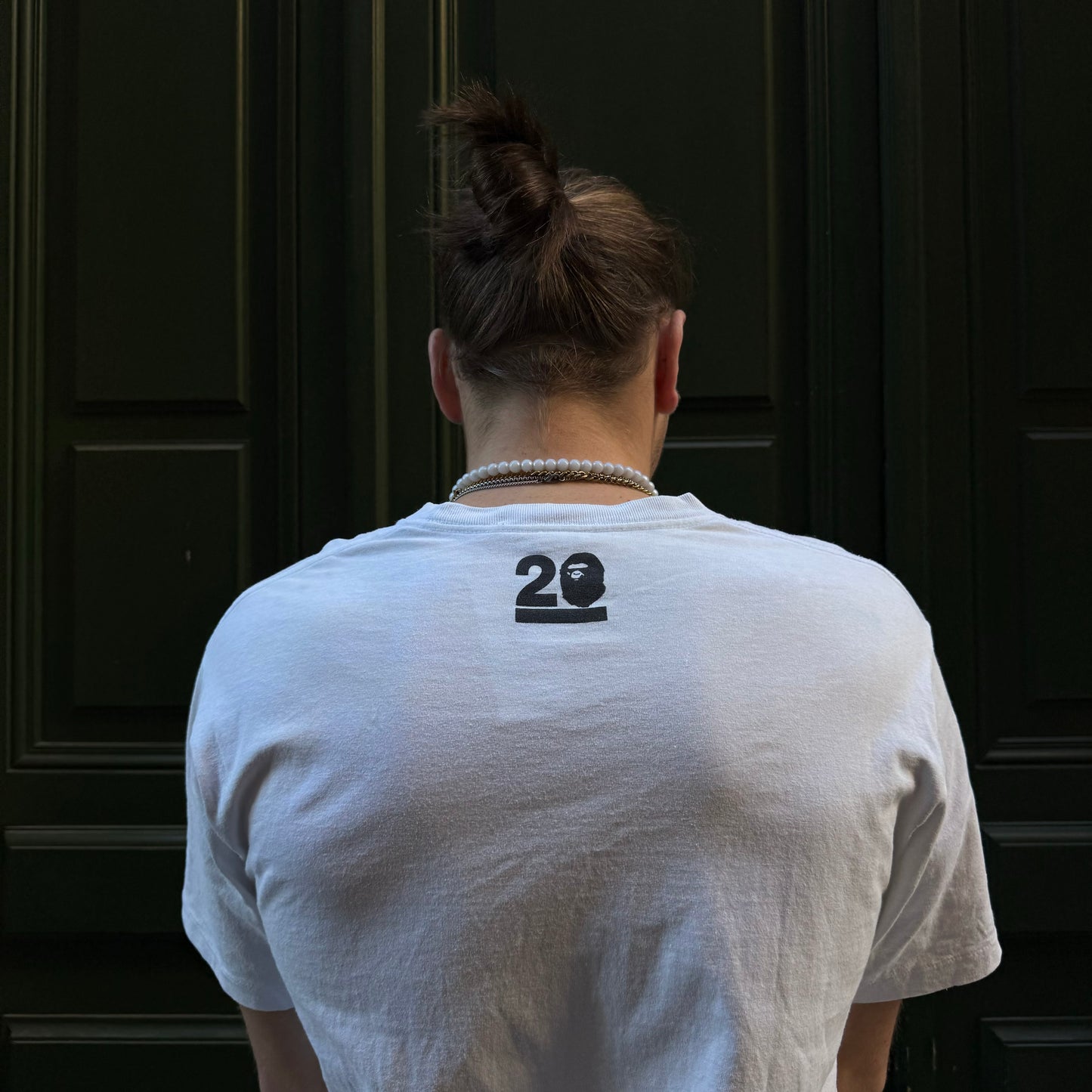 T-shirt Bape Baby Milo blanc de 2012 - L