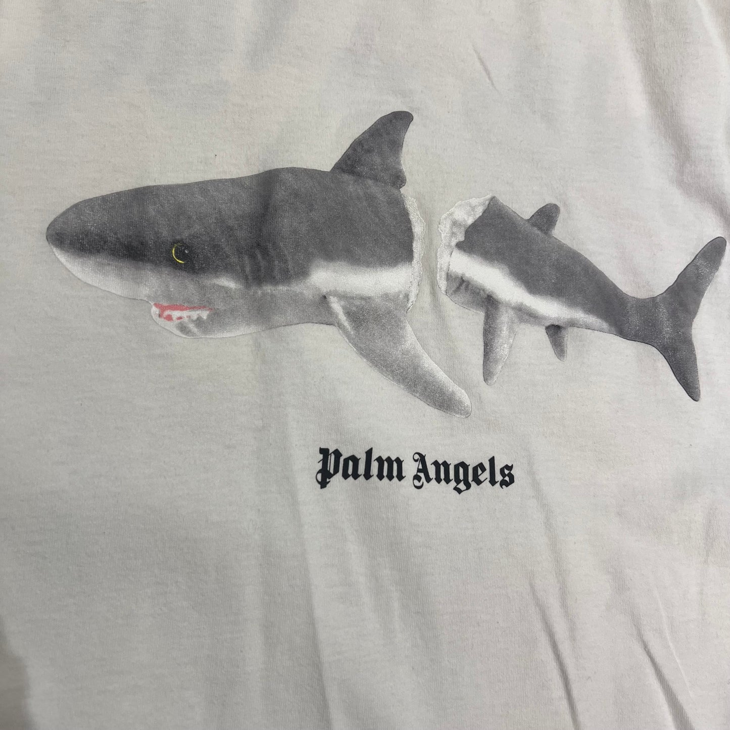 T-Shirt Palm Angels Shark Blanc - L