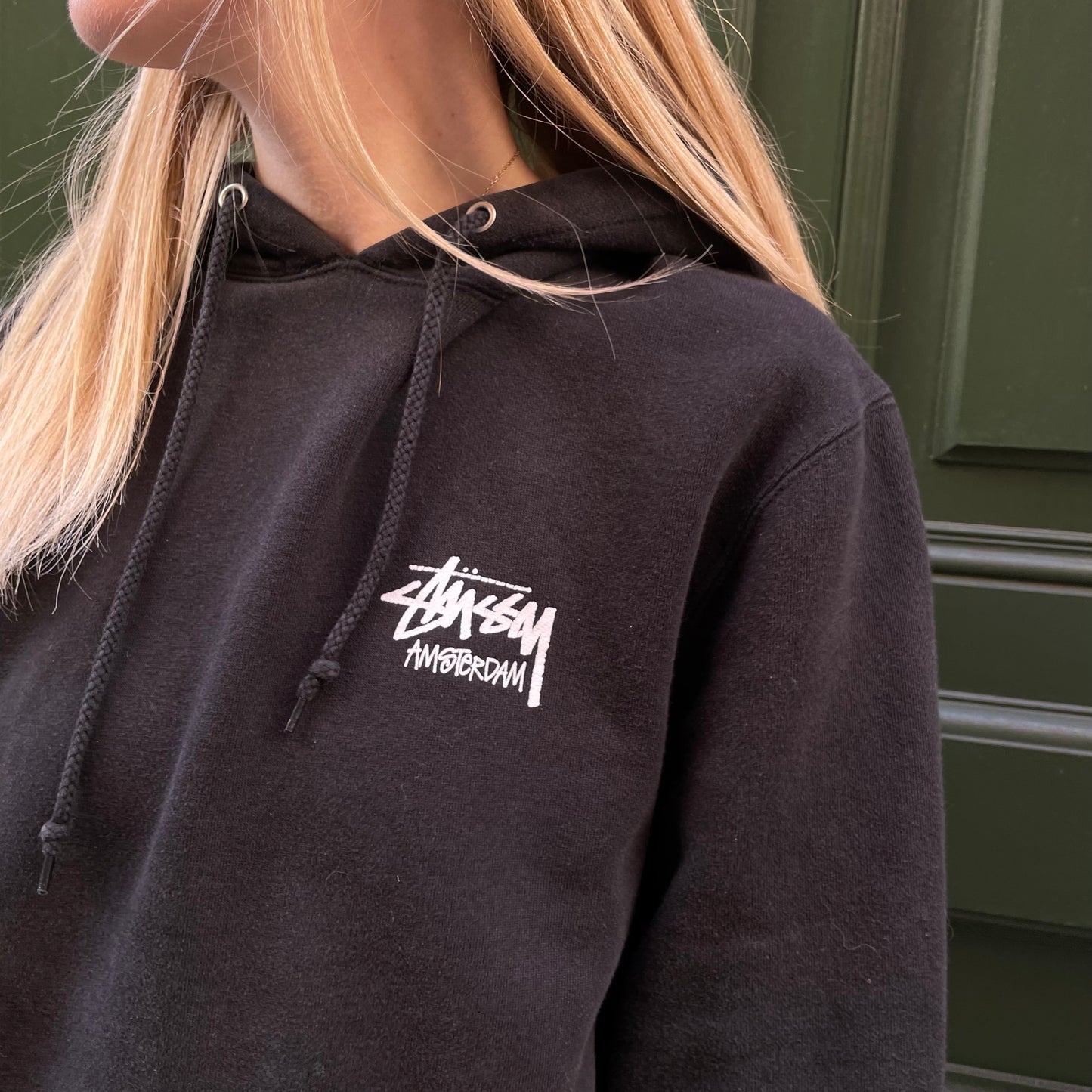 Hoodie Stussy Amsterdam noir - M