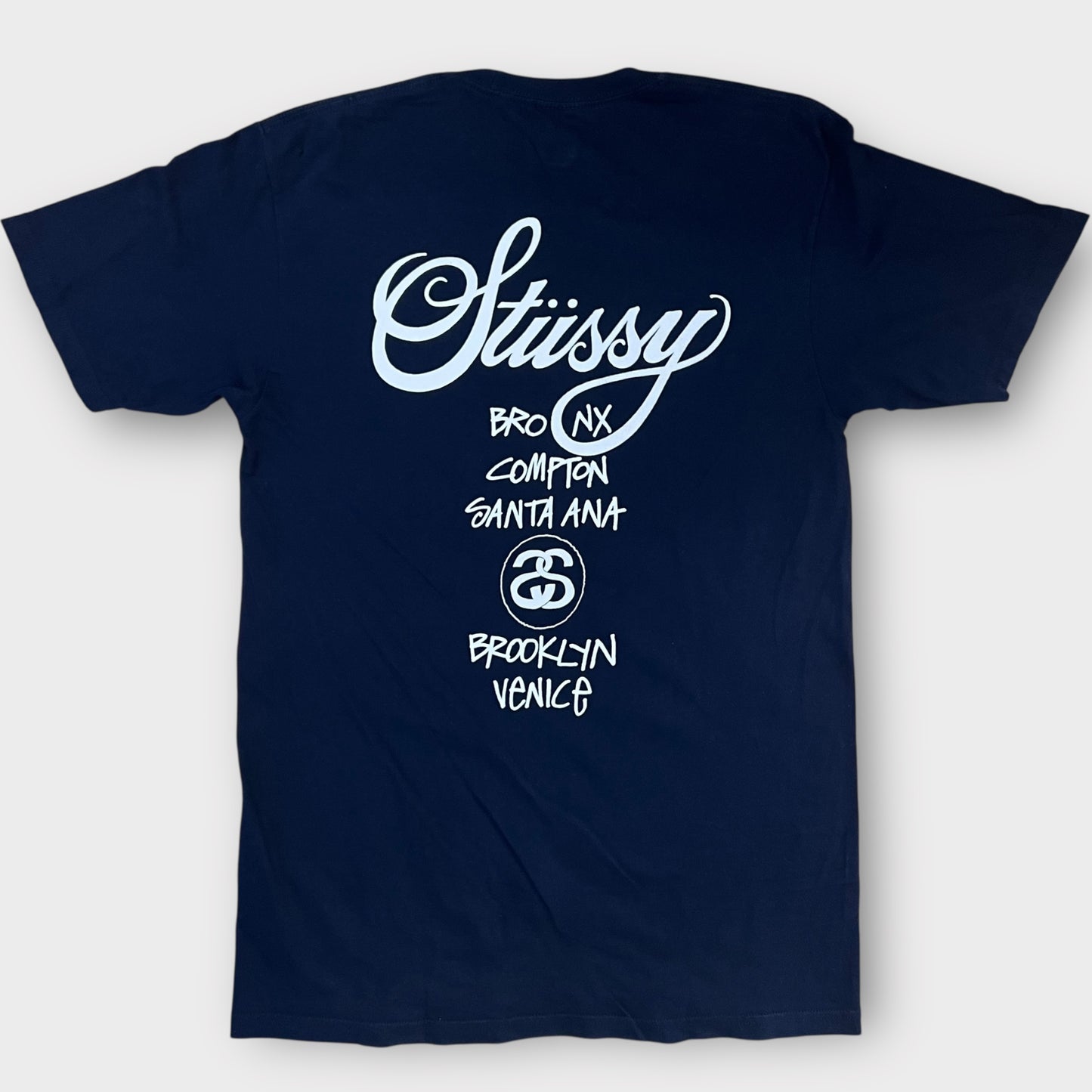 T-shirt Stussy navy New York - M