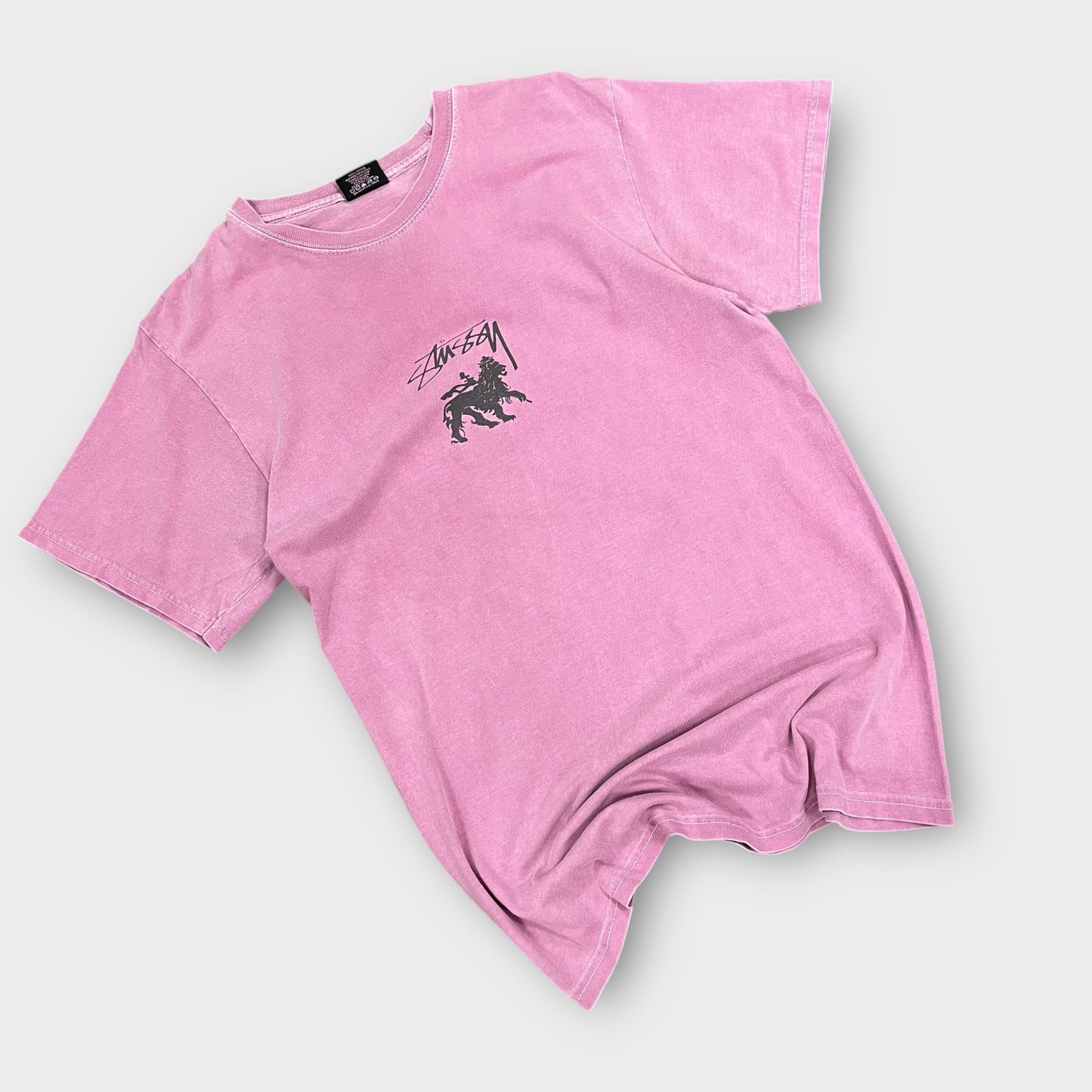T-shirt Stussy mauve "Lion tee" - S
