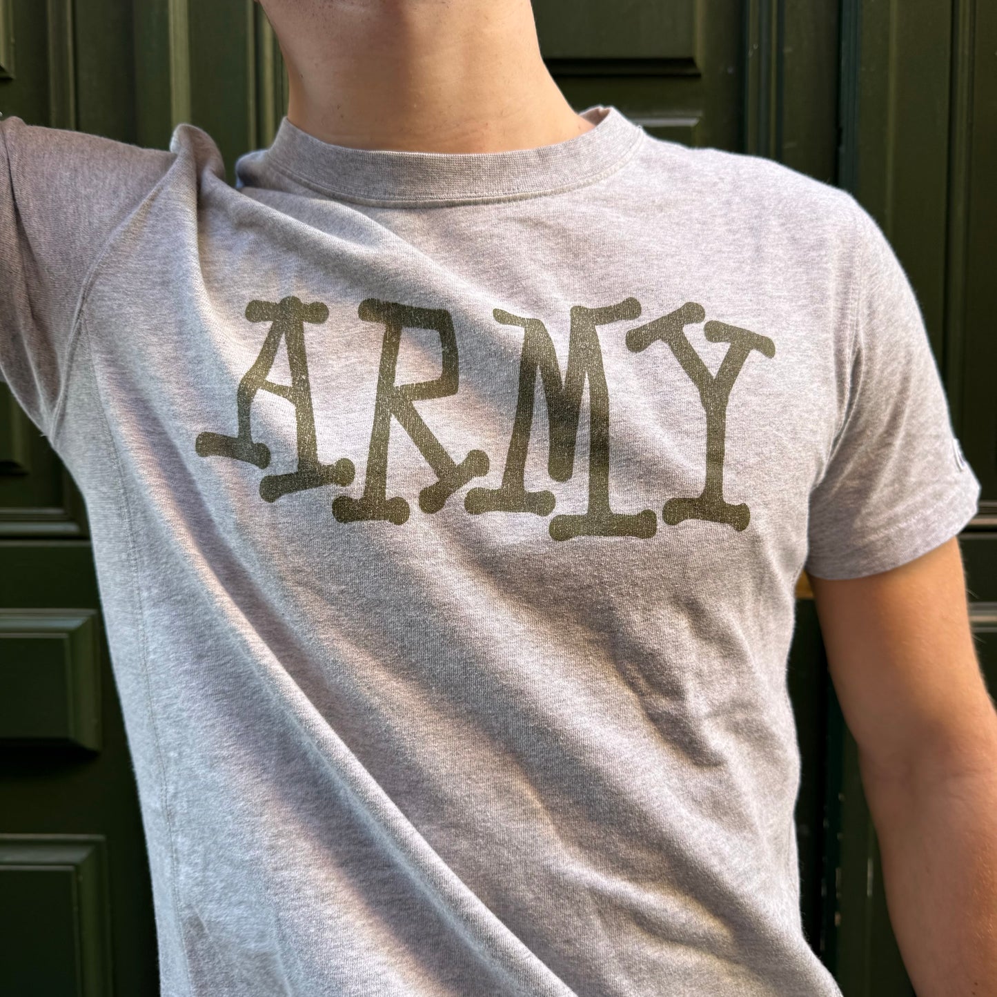T-shirt vintage Stussy Champion gris - M