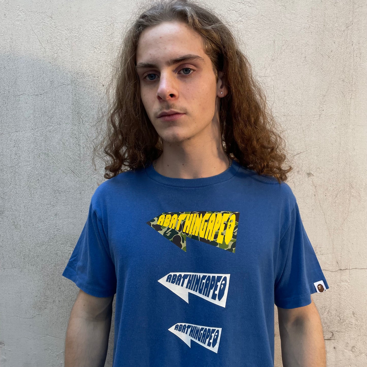 T-shirt Bape Abathingape Bleu - M