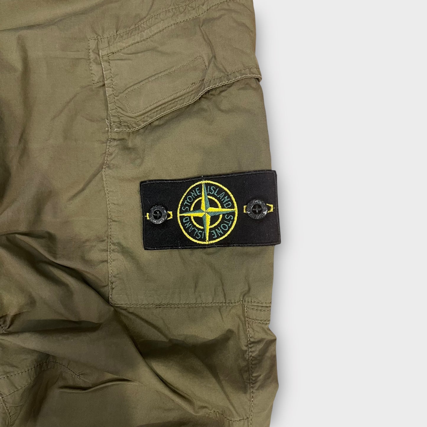 Parachute Pants Stone Island Kaki W28 - FR38