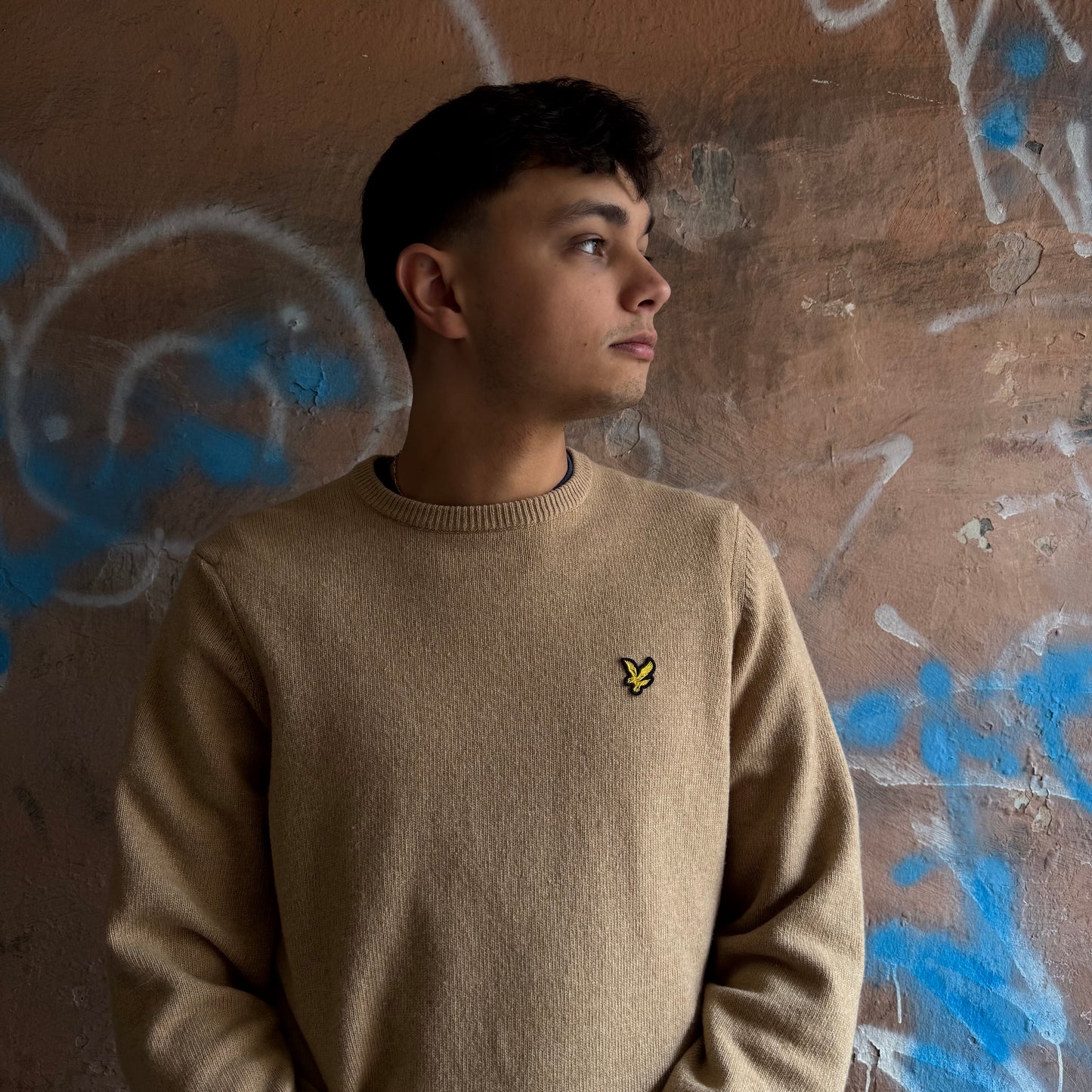 Pull Lyle & Scott marron - M