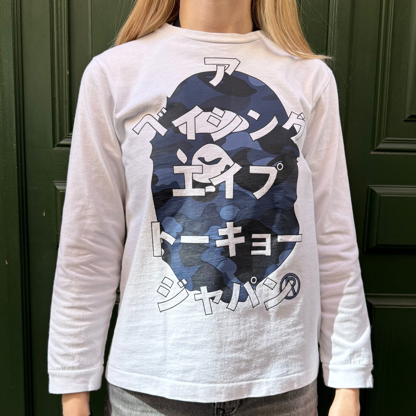 Longsleev blanc bape