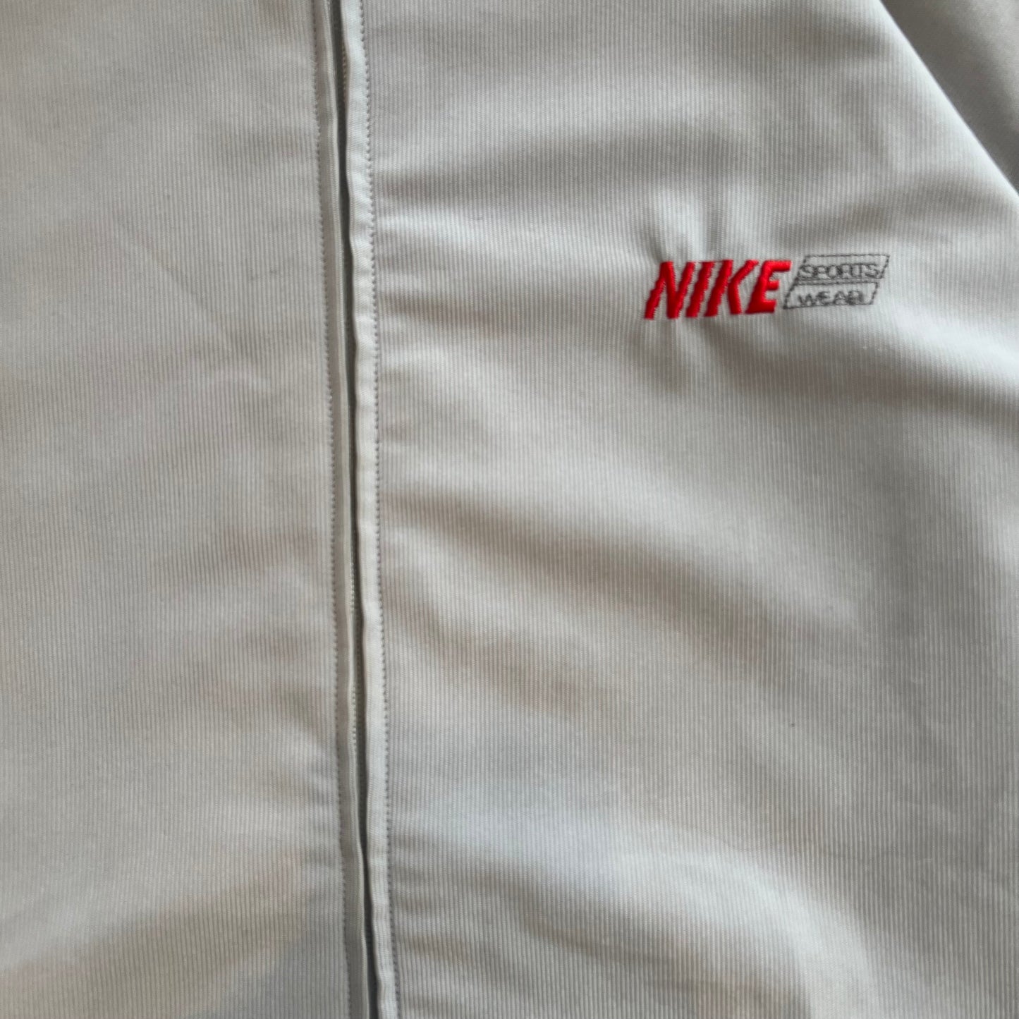 Veste Nike vintage 90/00's grise/rouge - XL
