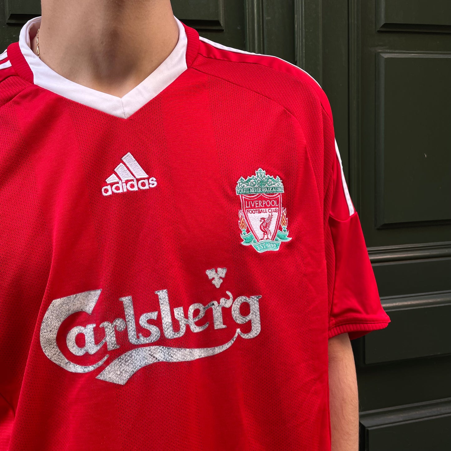 Maillot Adidas x Liverpool 2008 - 2010 rouge - XL