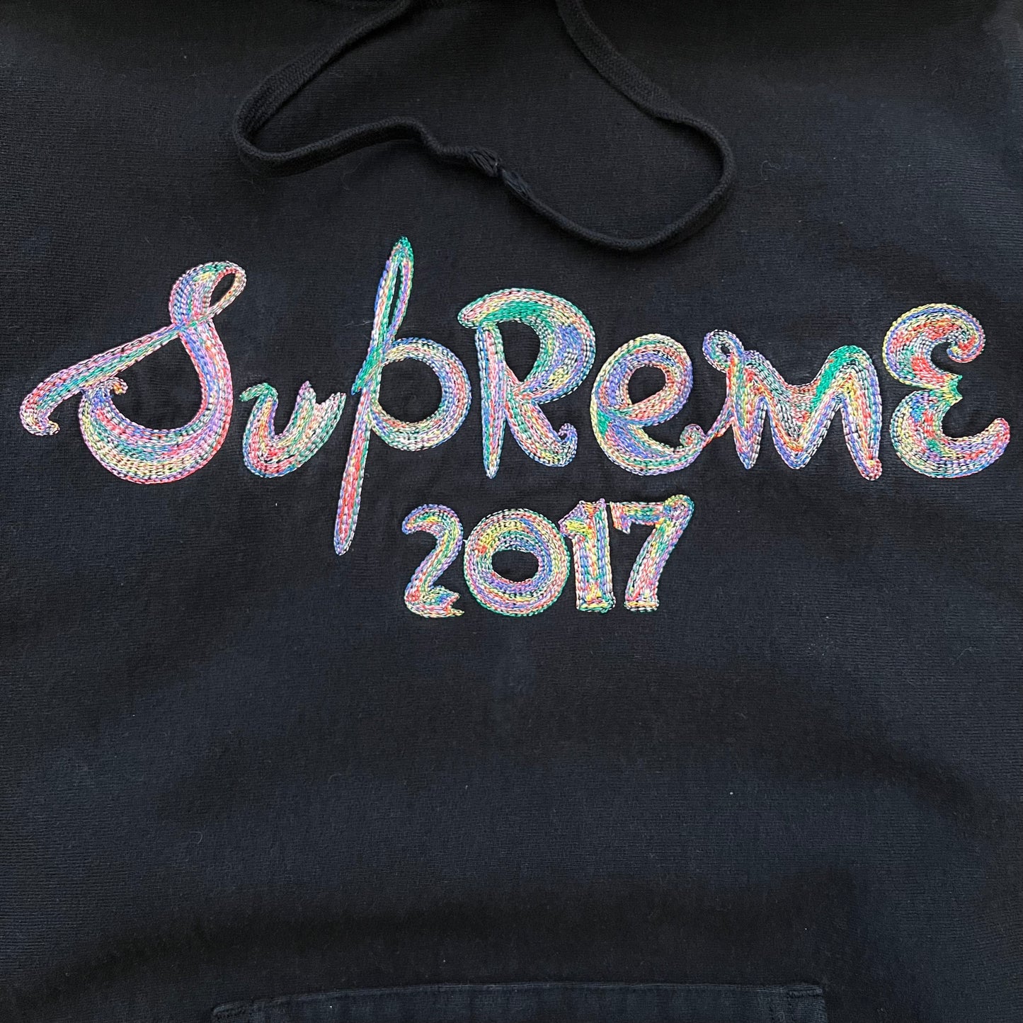 Hoodie Supreme Bush logo noir - M