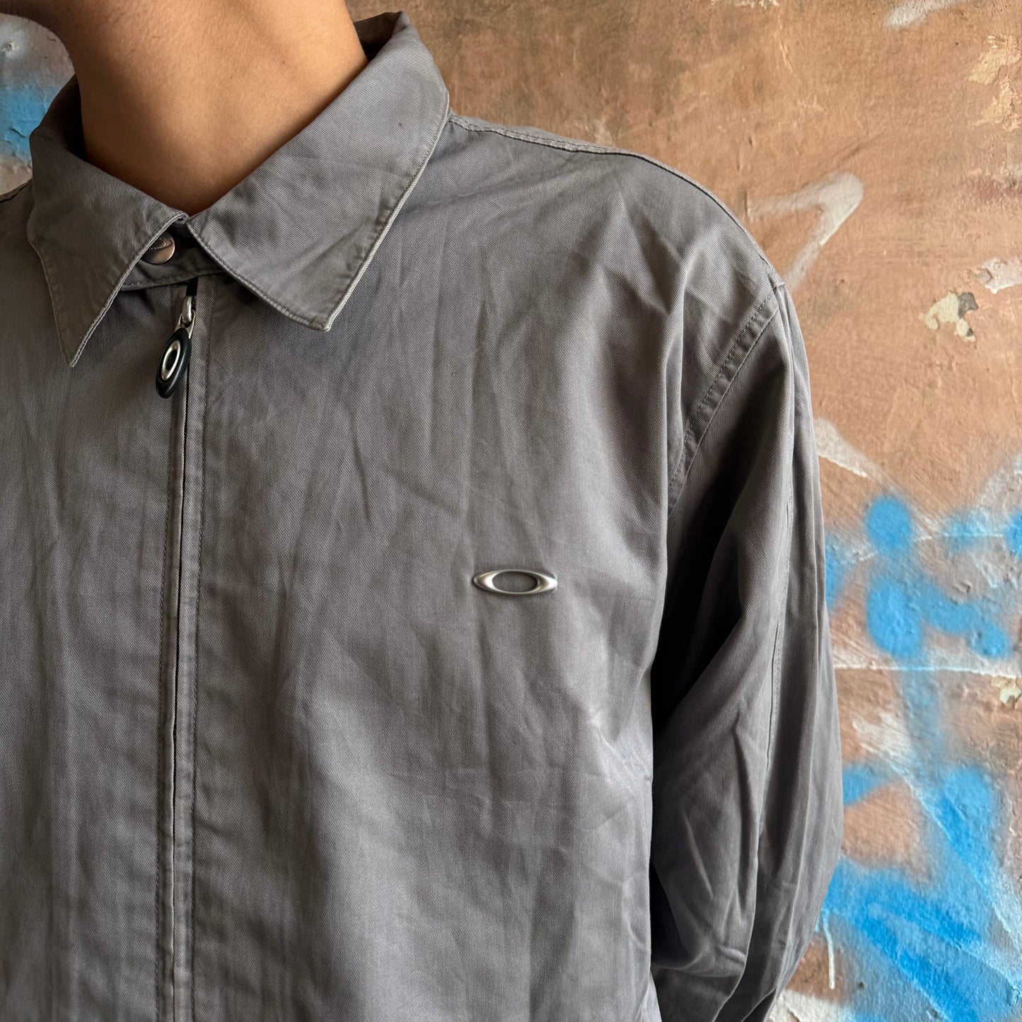 veste oakley vintage grise 90's - XL