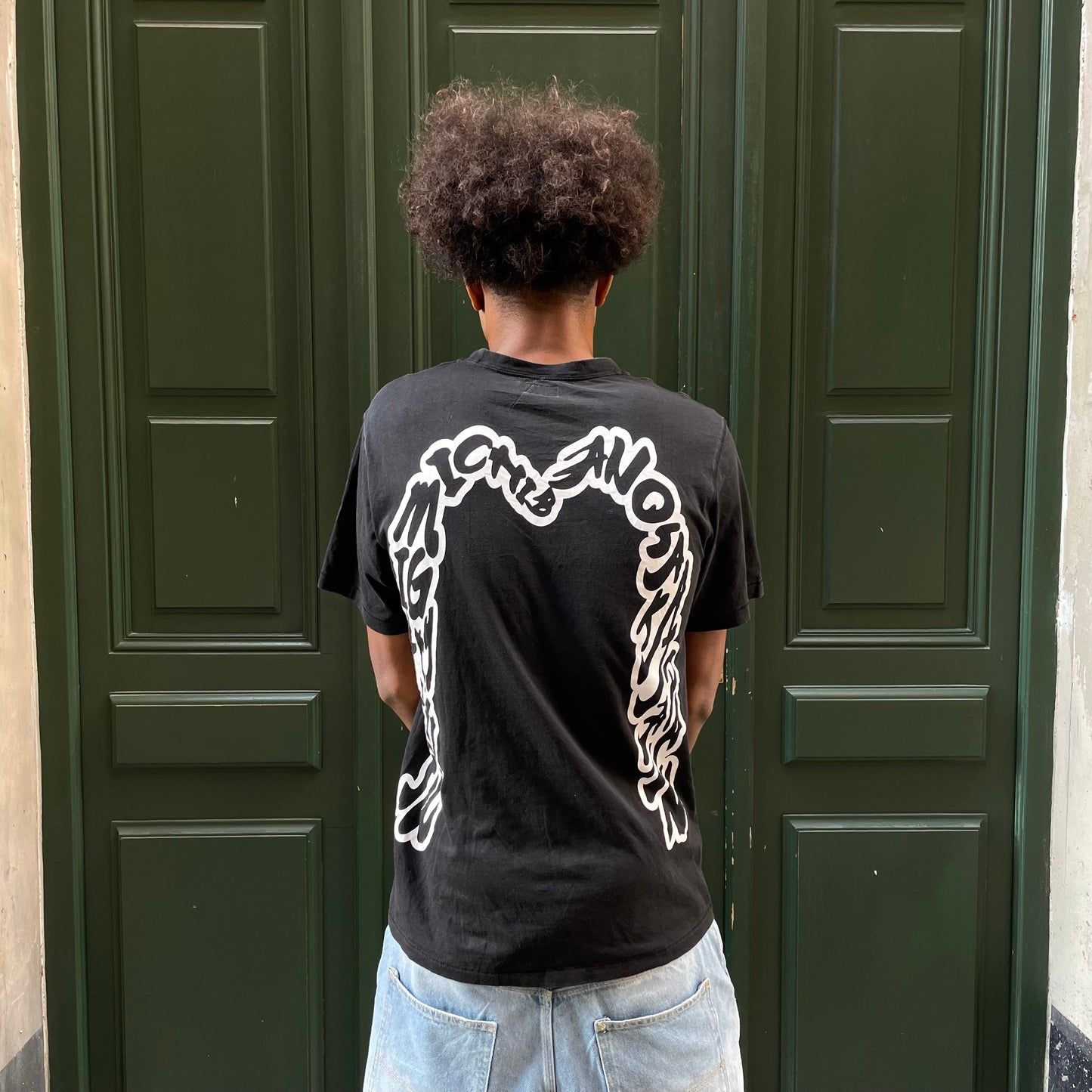 T-shirt noir Evisu Osaka Japan - XXL