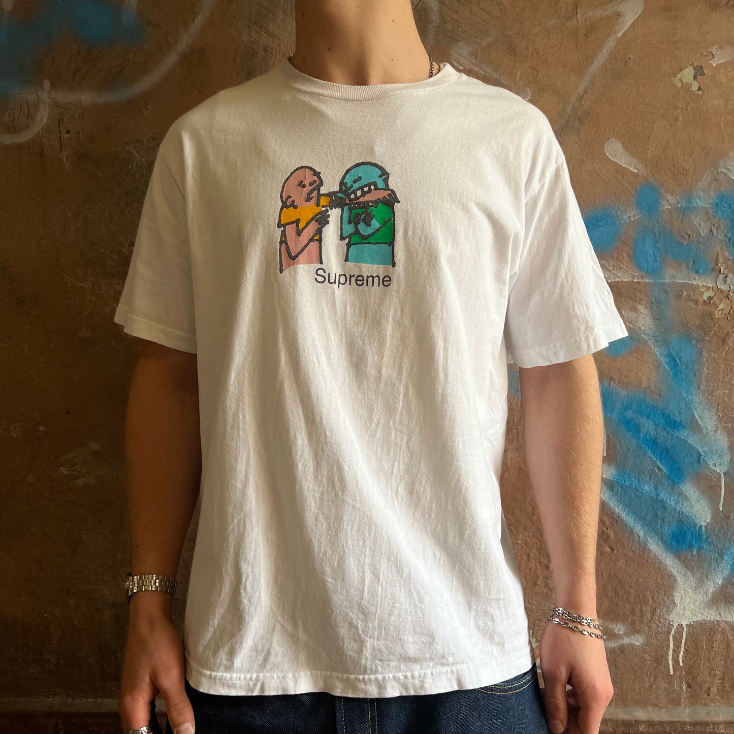 T-shirt Supreme Bit blanc 2019 - M