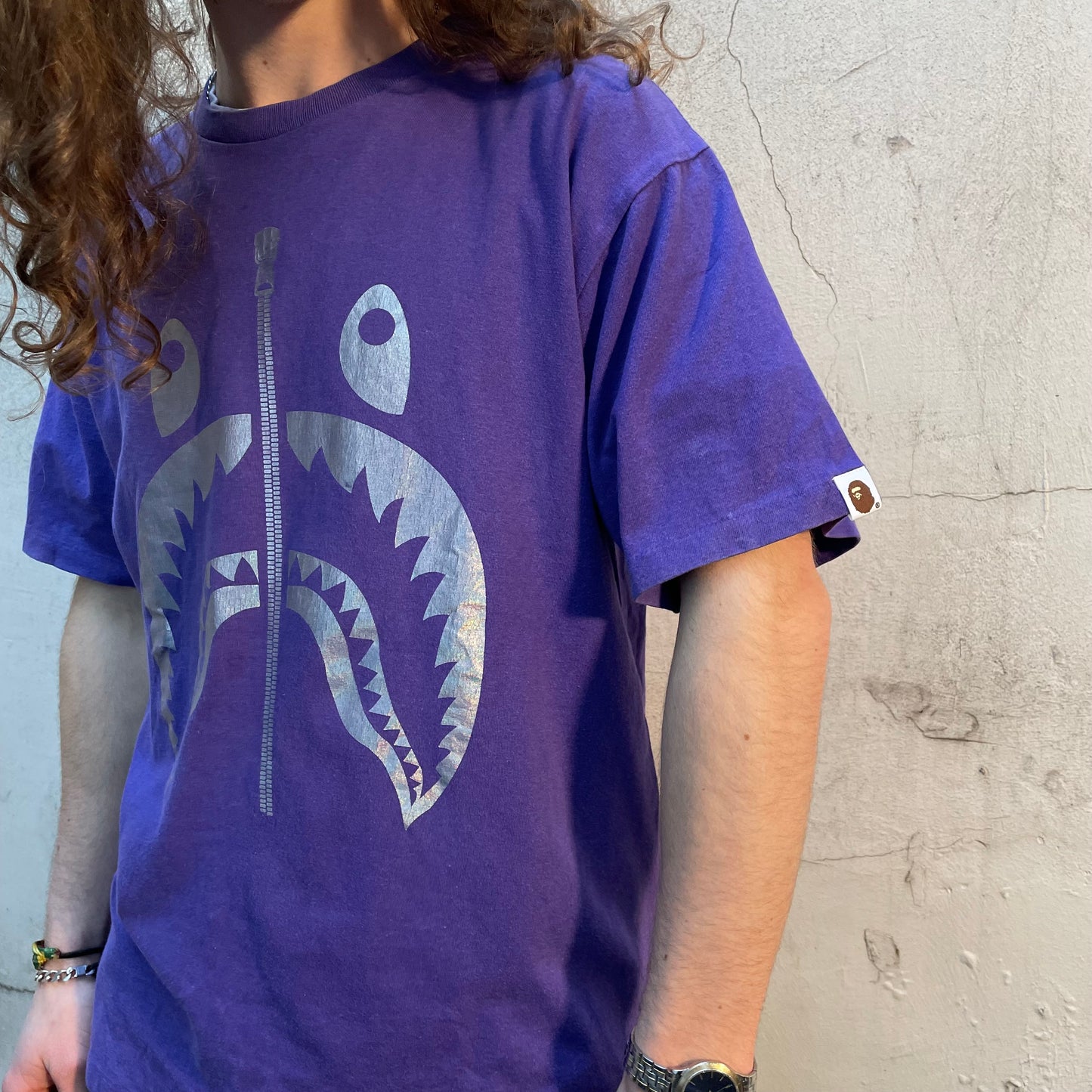 T-shirt Bape Shark violet - XL