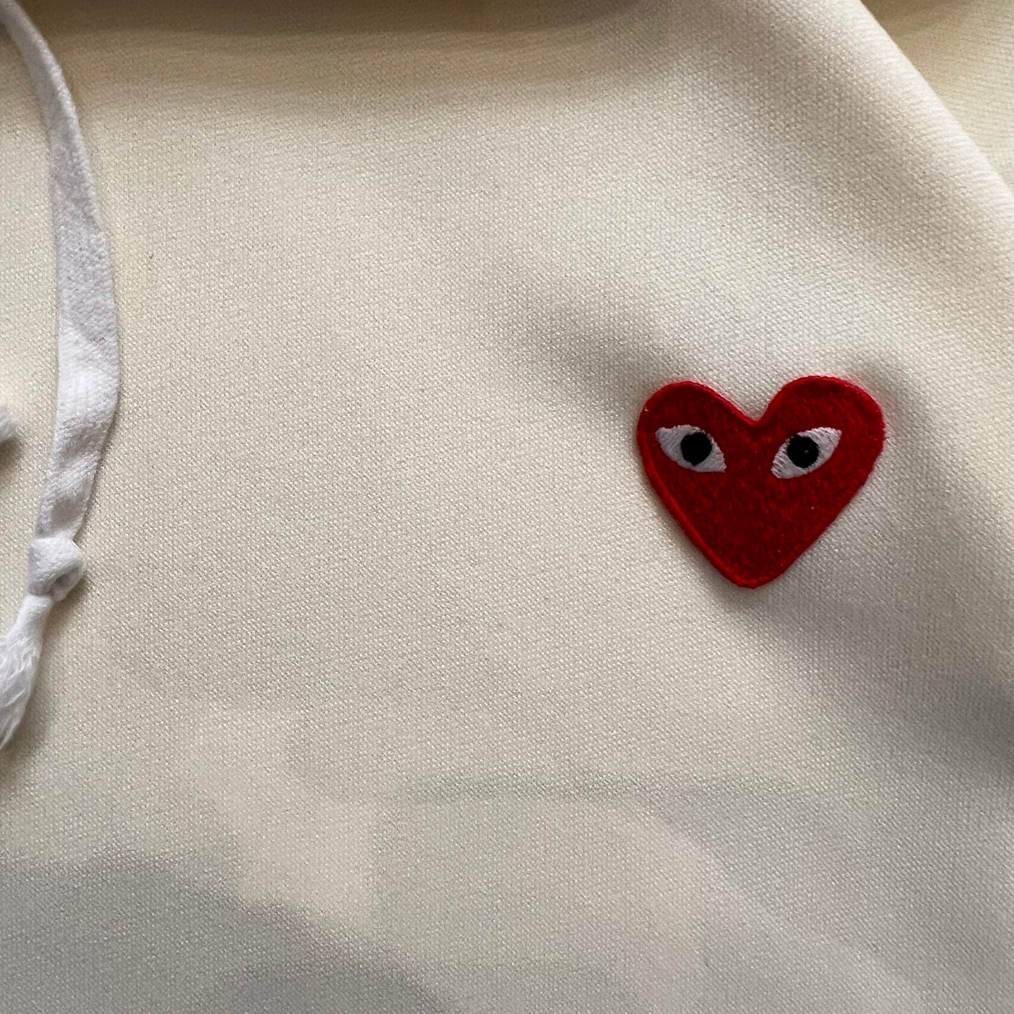 Hoddie Comme Des Garçons Beige Crème - L