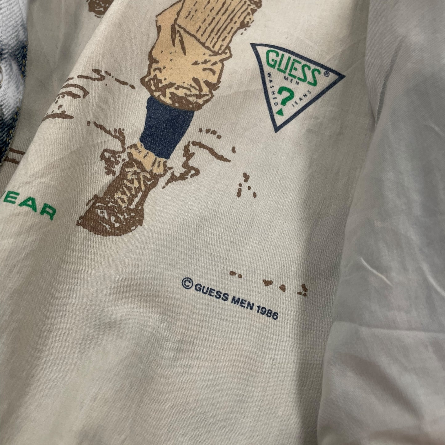 Veste en jeans Guess vintage de 1986 Made in USA - L