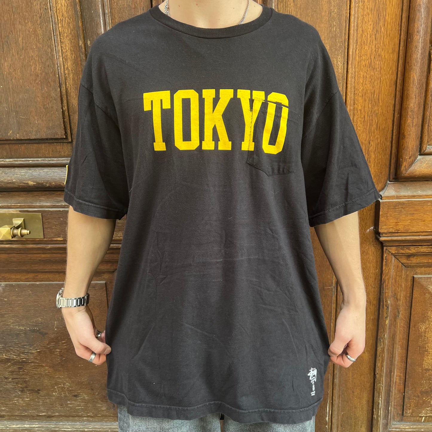 T-shirt Stussy Tokyo noir - XL