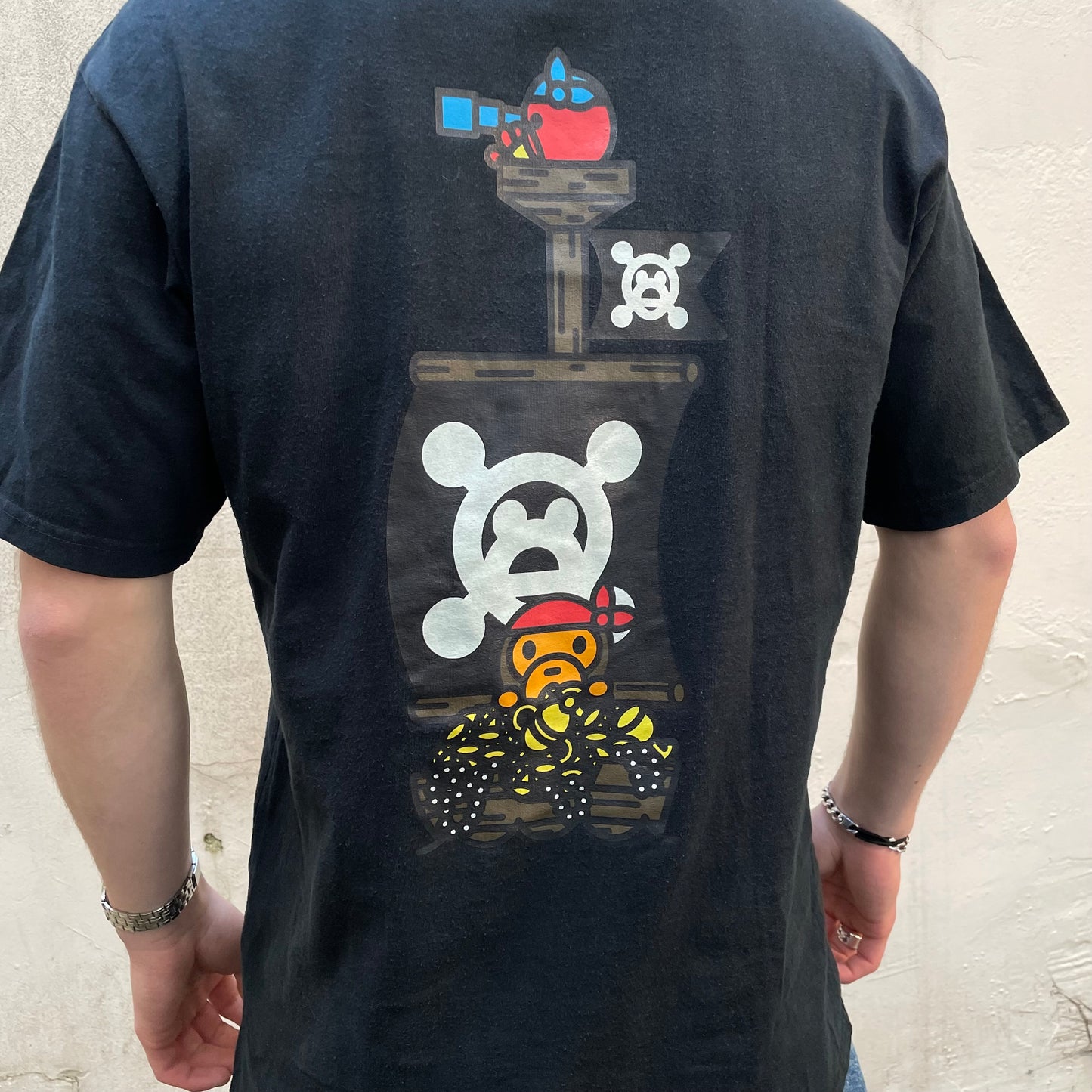 T-shirt Bape noir Pirate Store - S
