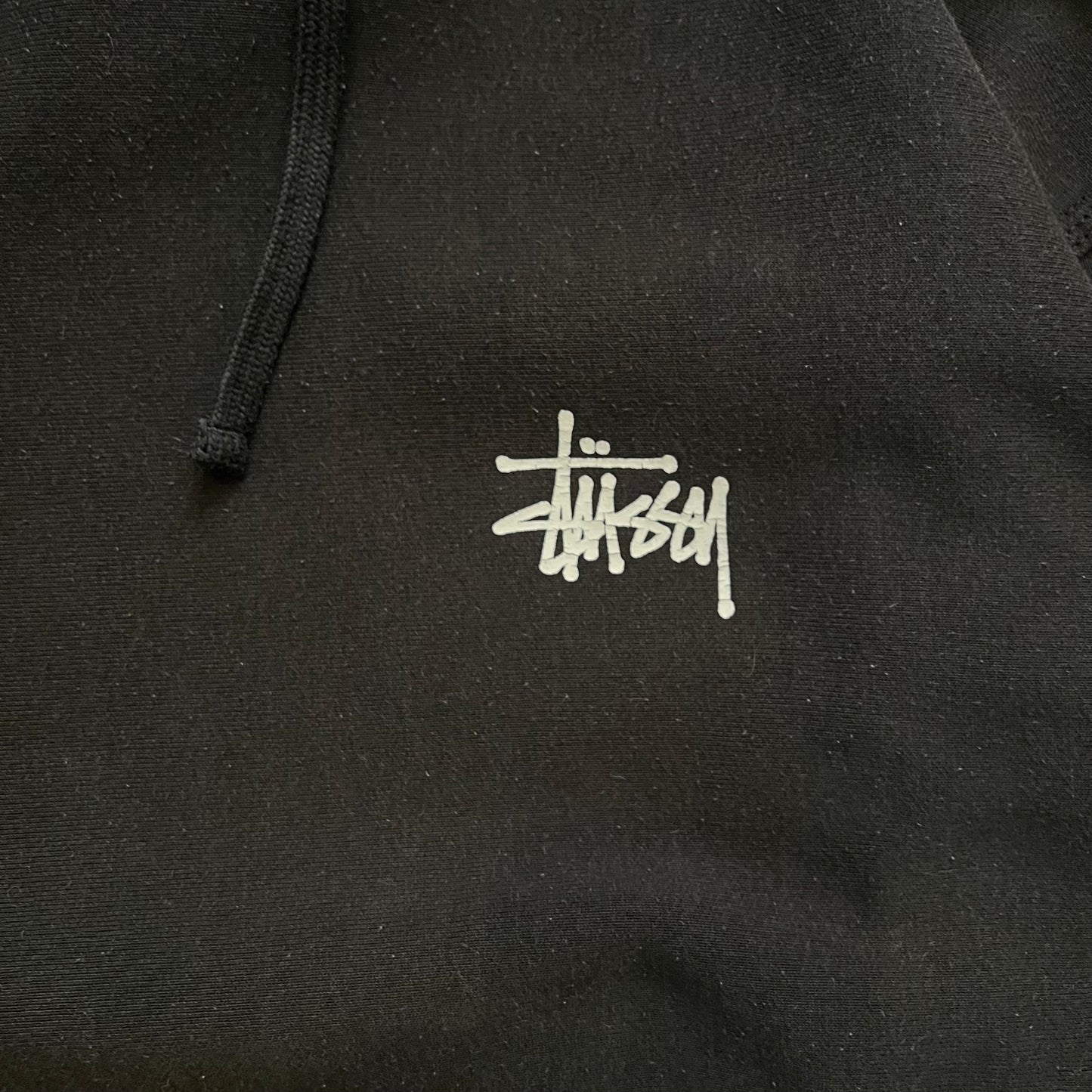 Hoodie Stussy Basic Noir - L