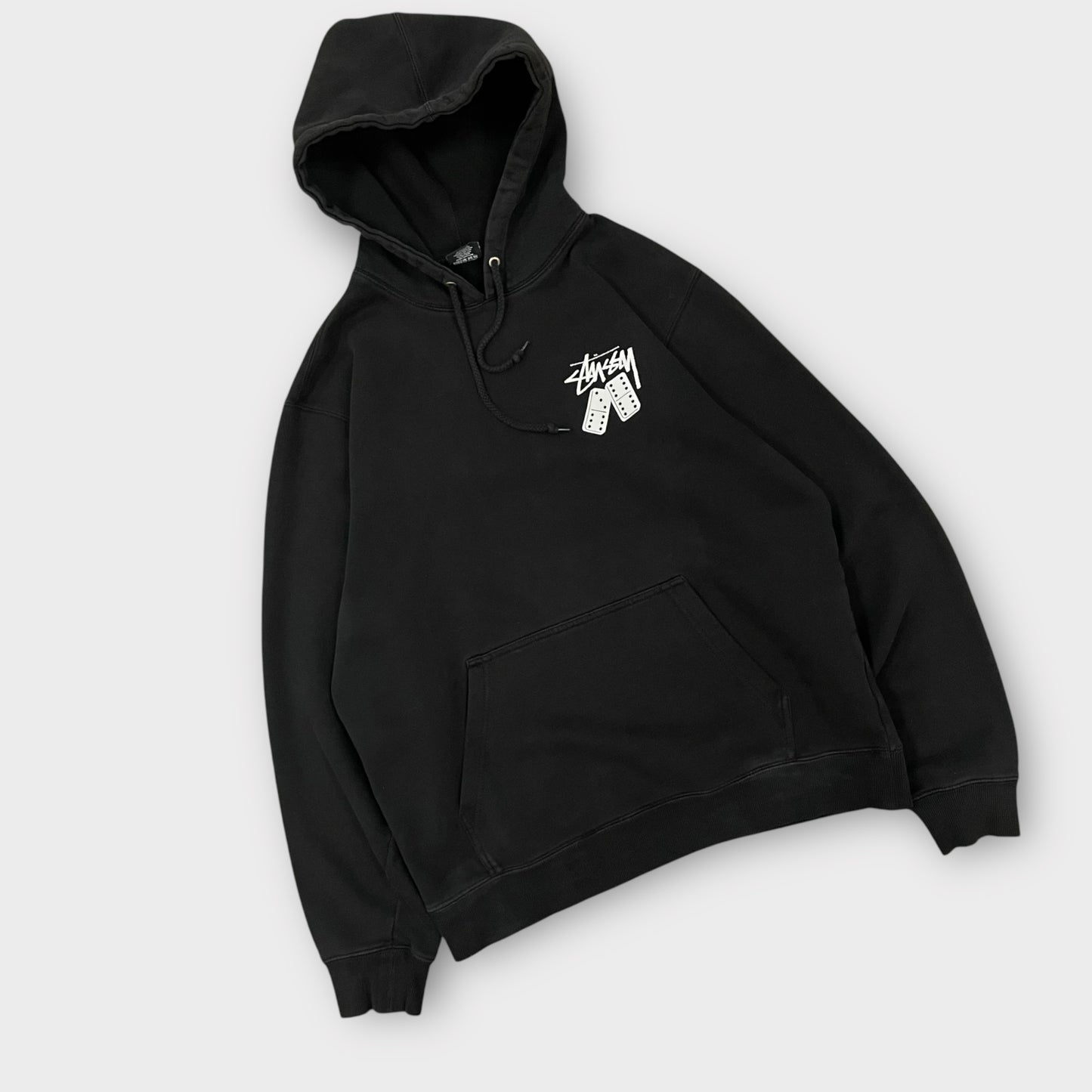 Hoodie Stussy noir Domino - L