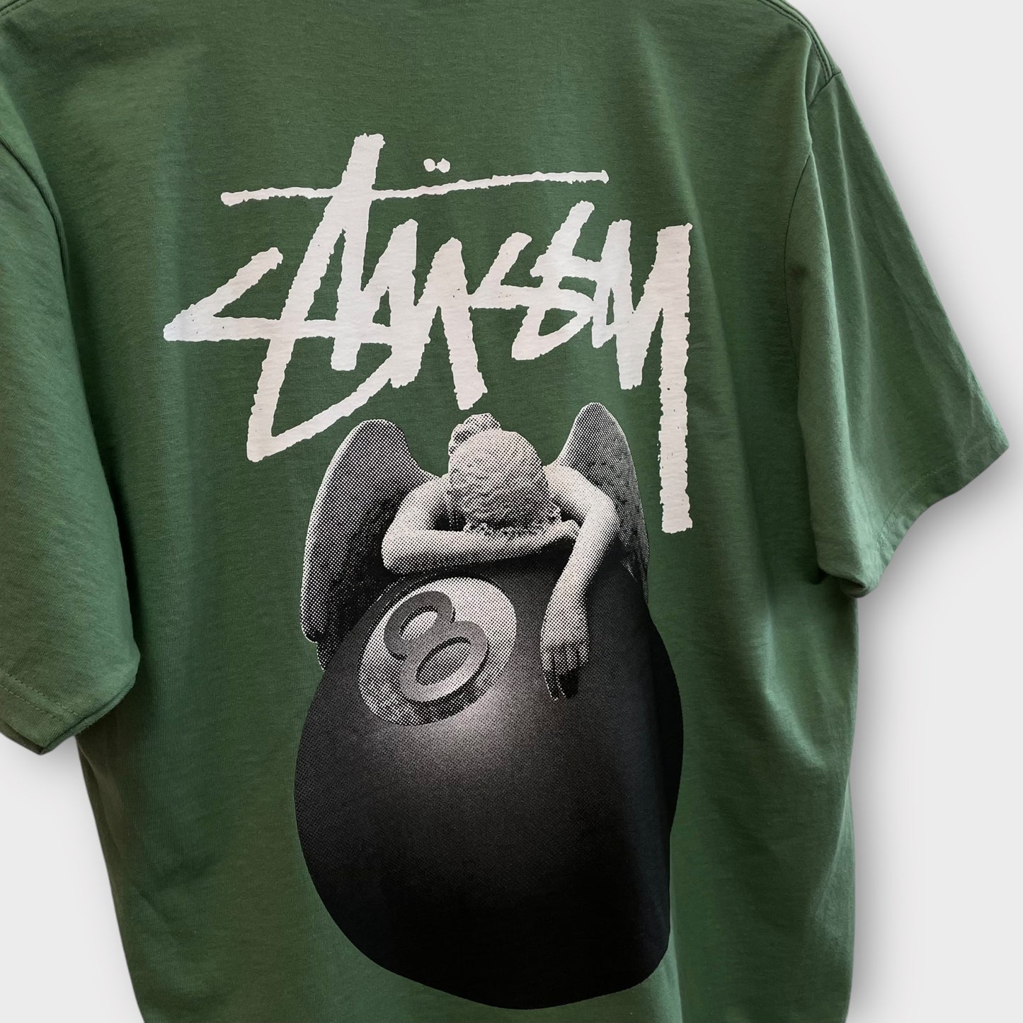 T-Shirt Stussy Angel Vert - M