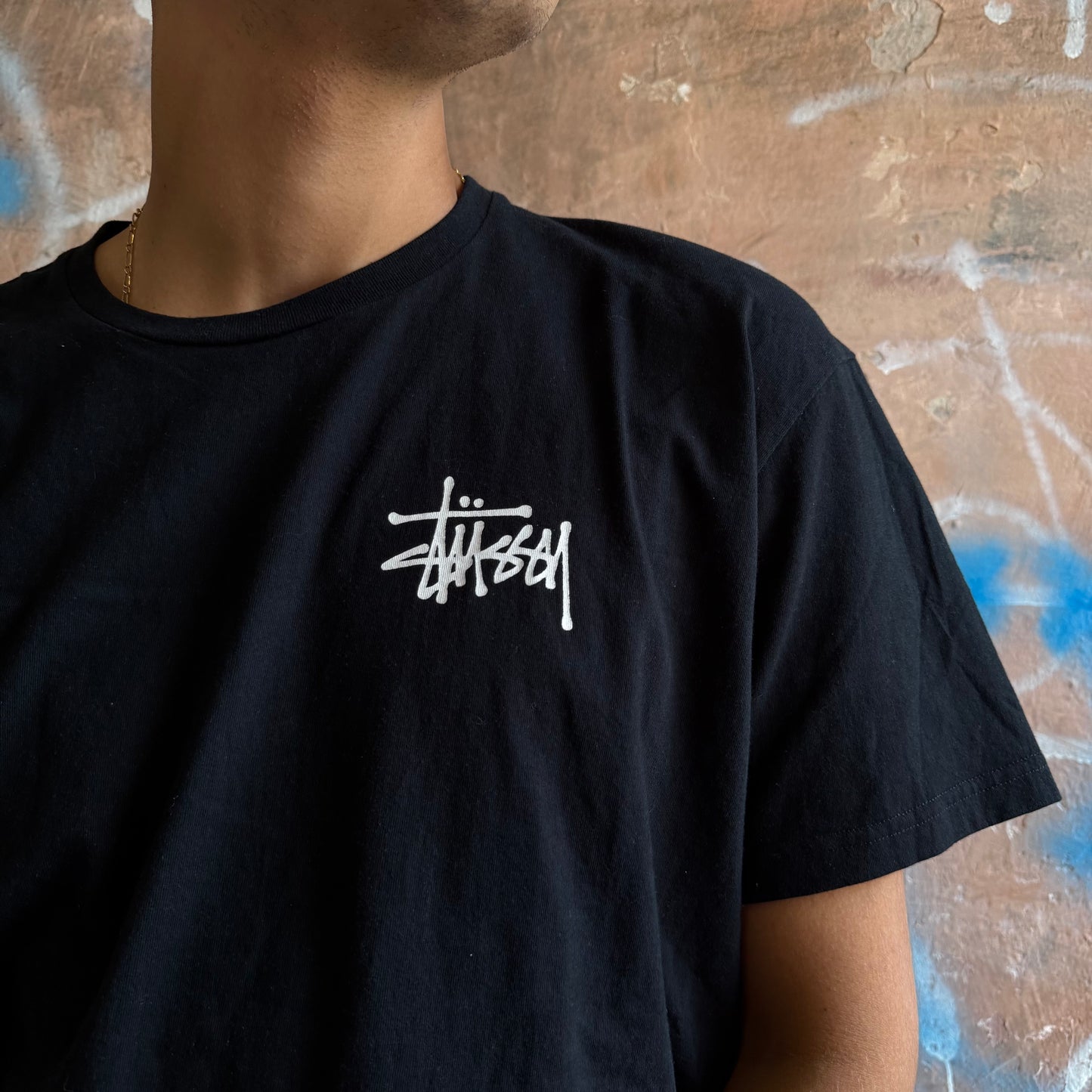 Basic t-shirt stussy noir - L