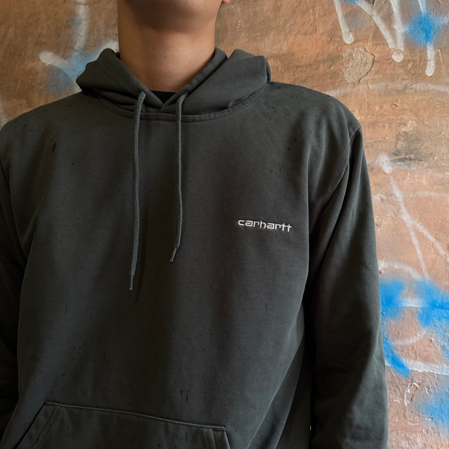 Hoodie Carhartt vert - L