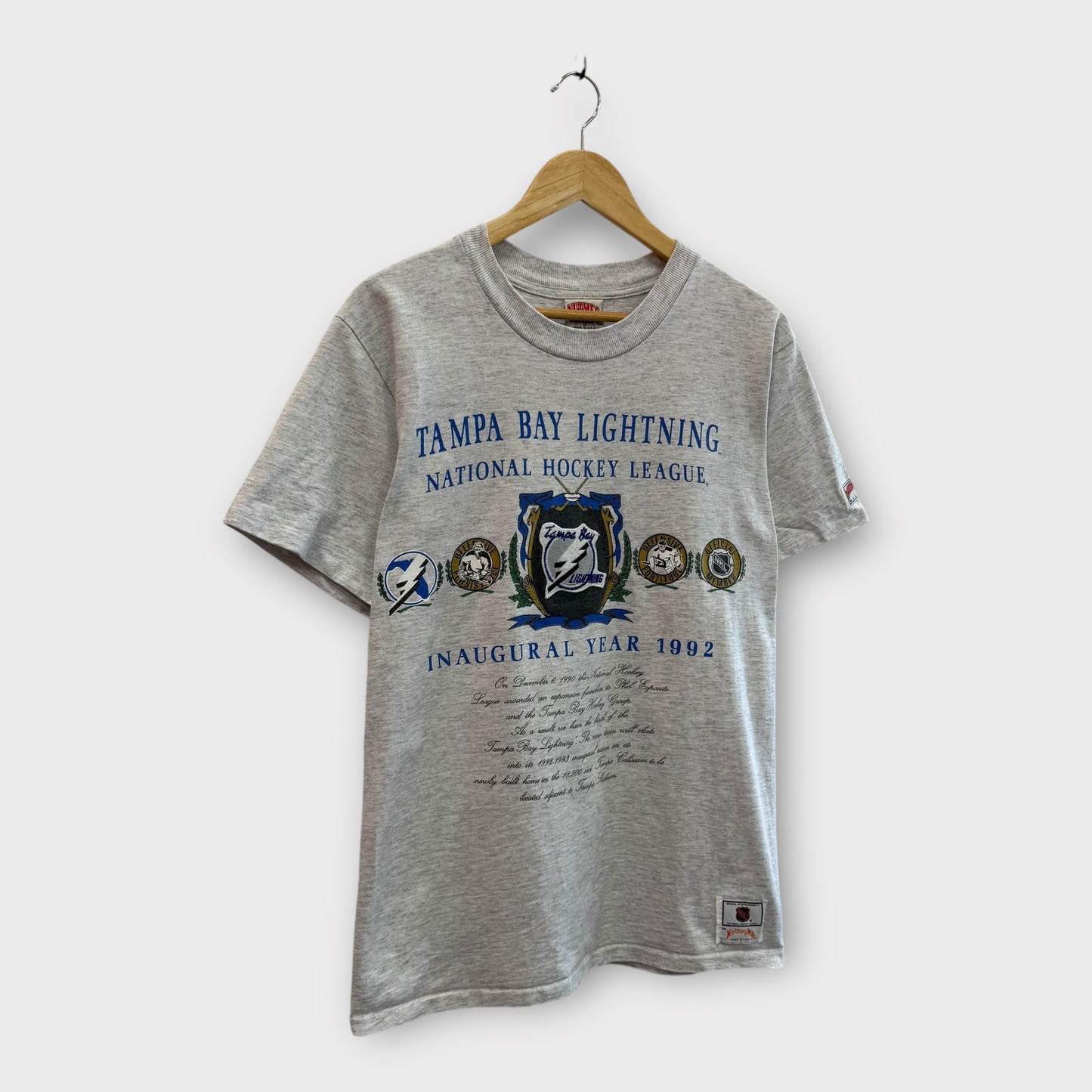 Graphic tee vintage NHL 90's gris - M