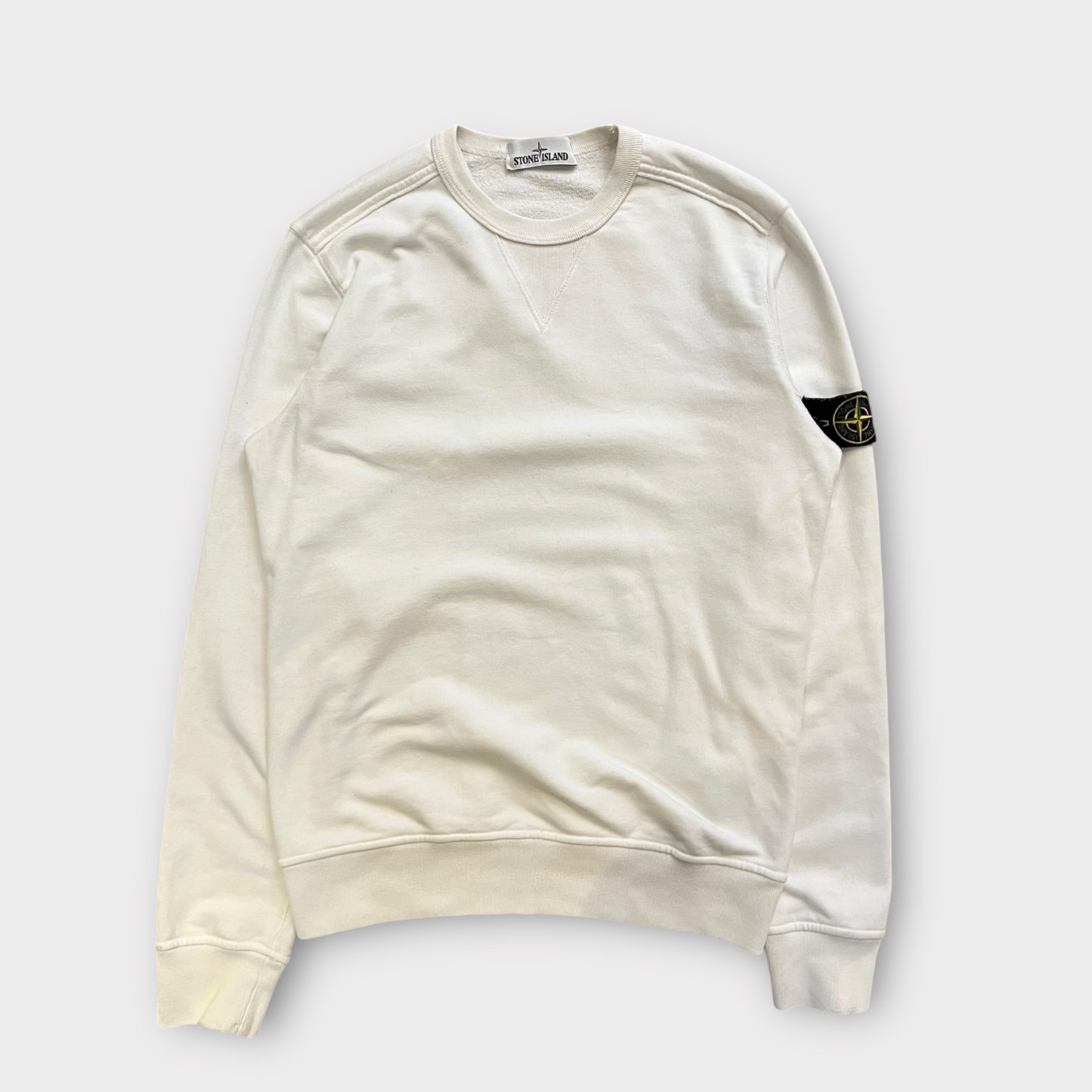 Sweat Stone Island Blanc - S