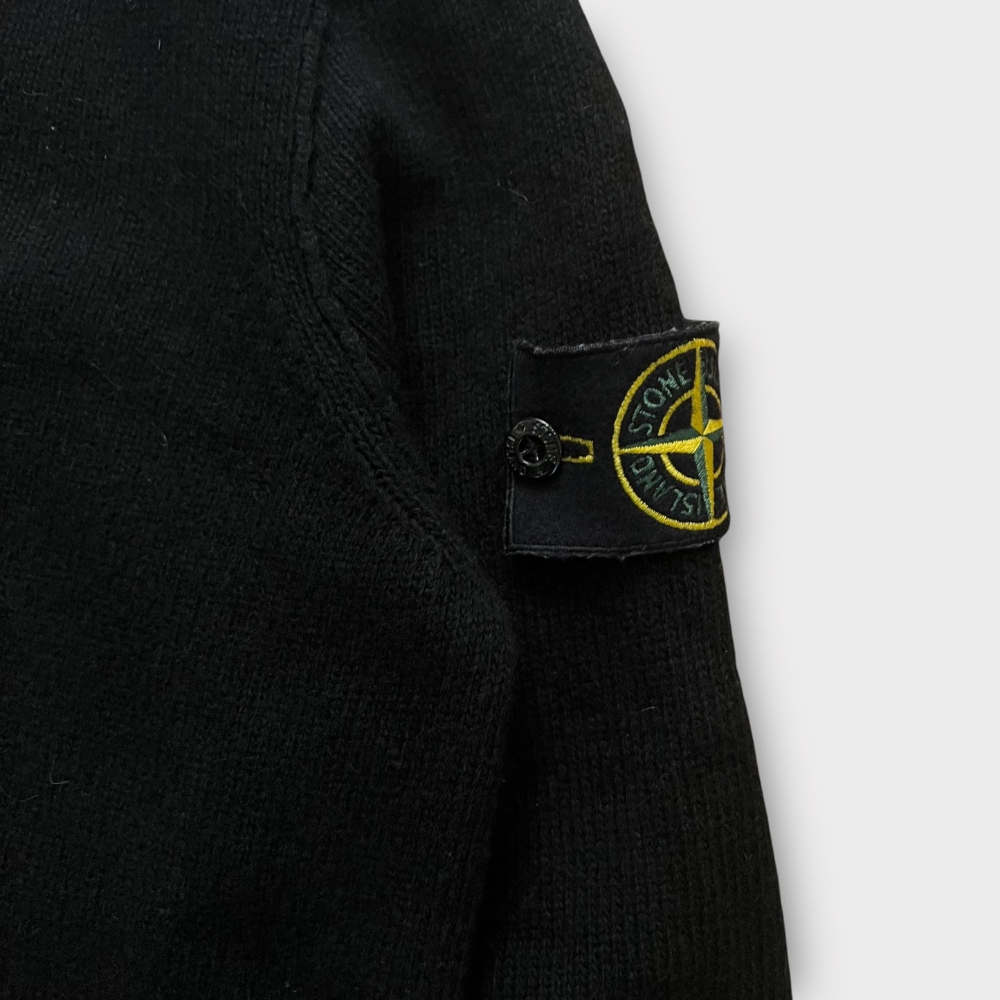 Sweat Stone Island Noir Col V - S
