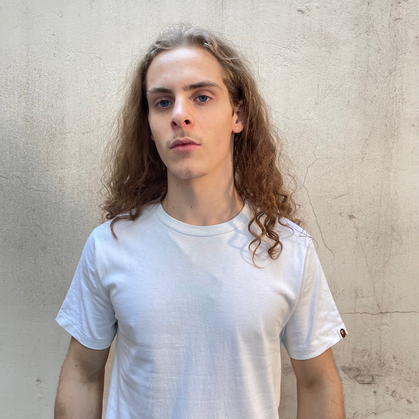 T-shirt Bape blanc World Gone Mad - S