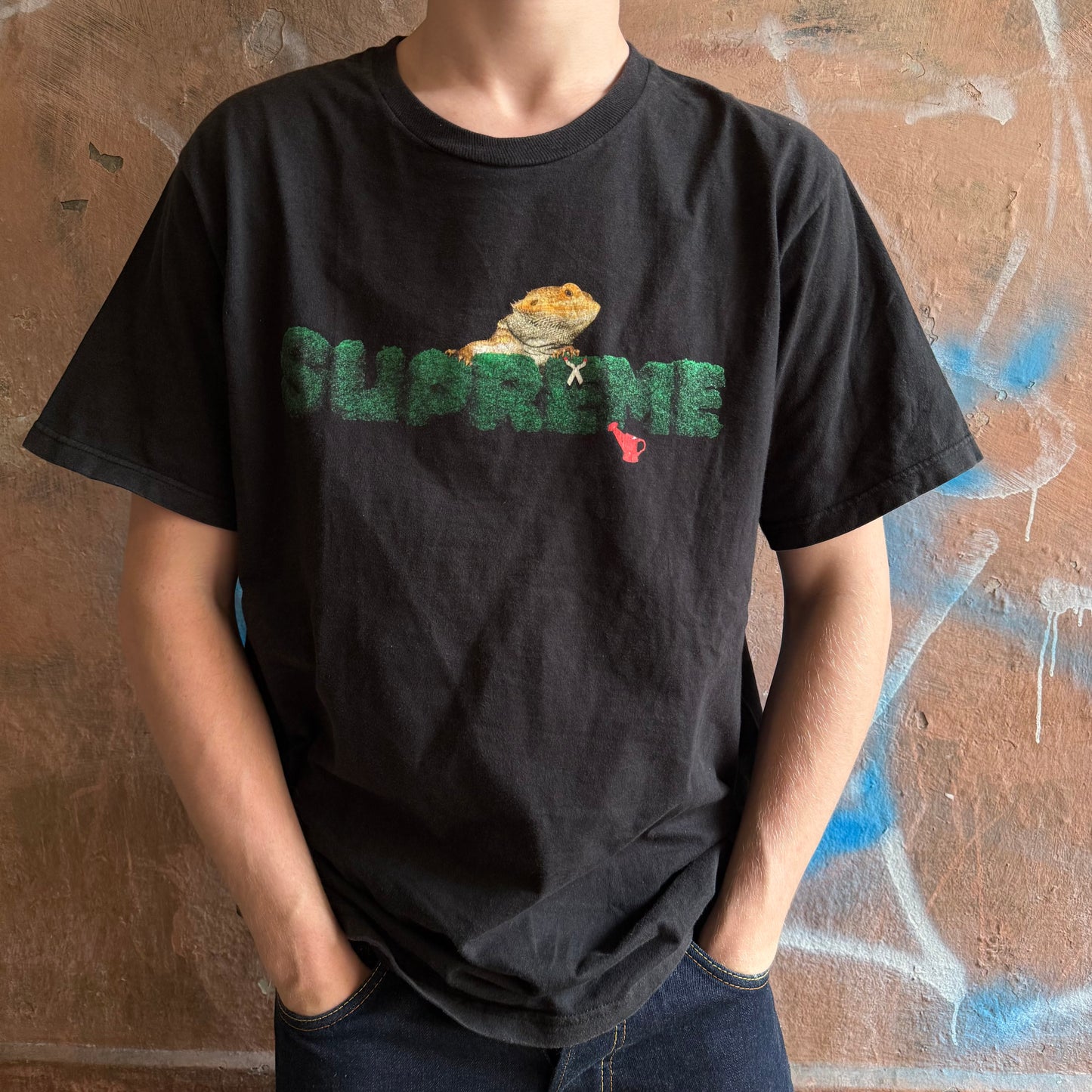 T-shirt supreme Lezard noir - M