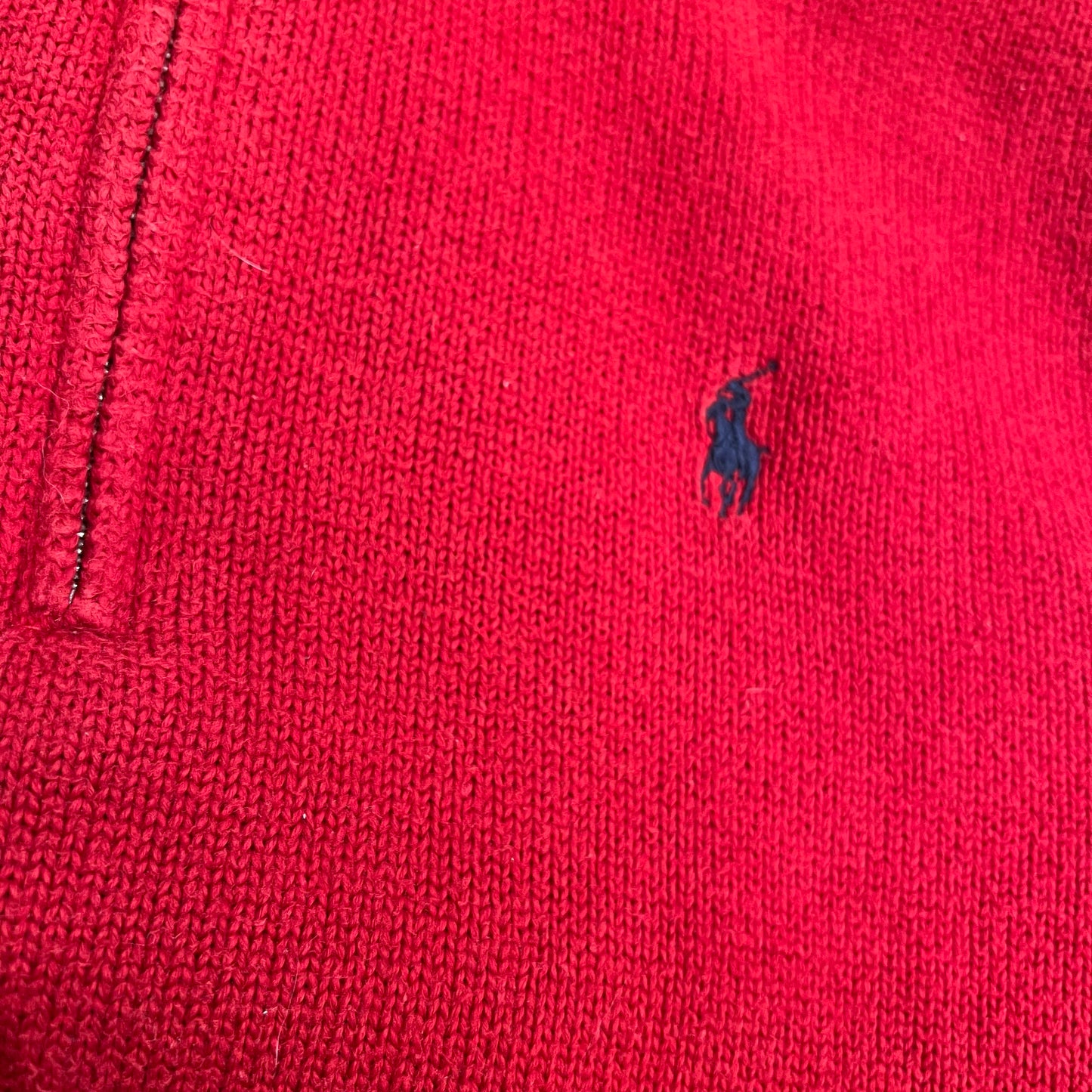 1/4 zip Ralph Lauren Rouge - S